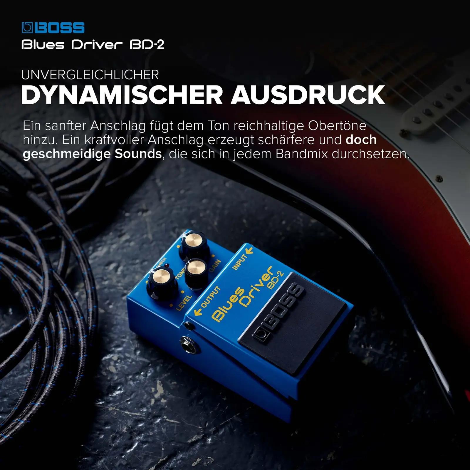 BOSS Blues Driver BD-2 — kompaktne overdrive soojaks – lisavaade