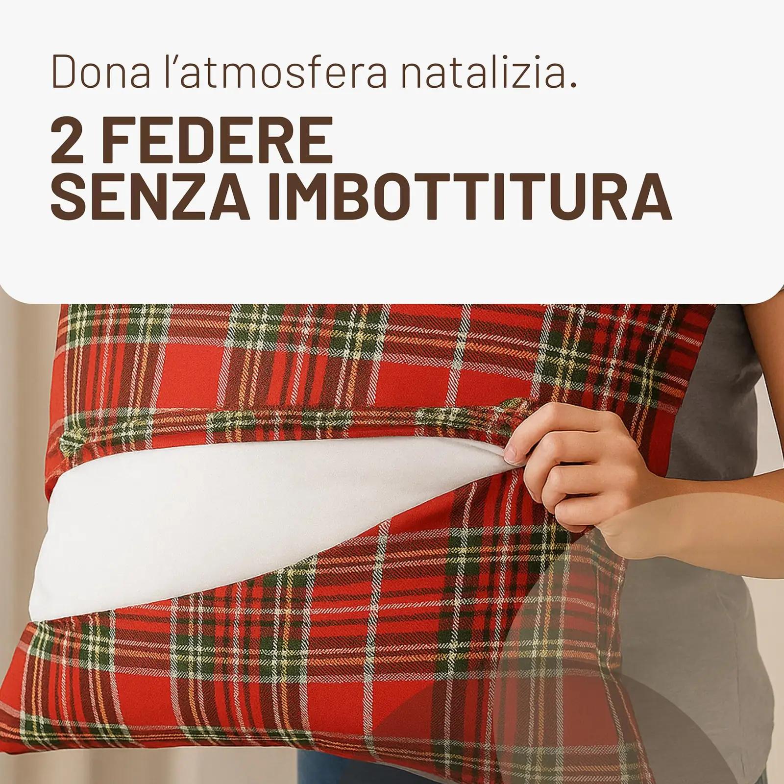 SoNiT home decor tartan-ruutu padjapüürid — pidulik 50×50 cm – lisavaade