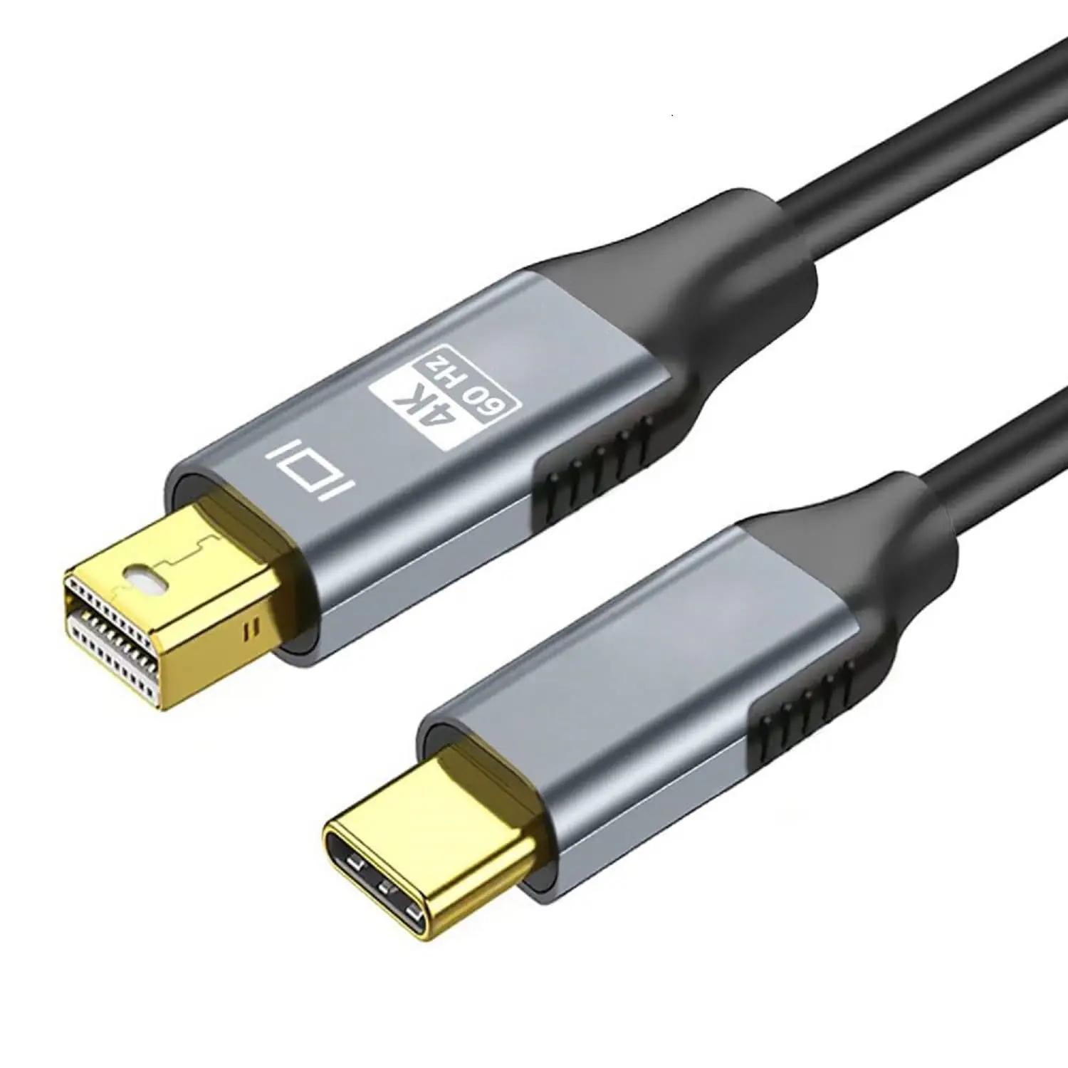 YMY vastupidav USB-C kuni Mini DisplayPort 1,8 m kaabel 4K – pakend ja tarvikud