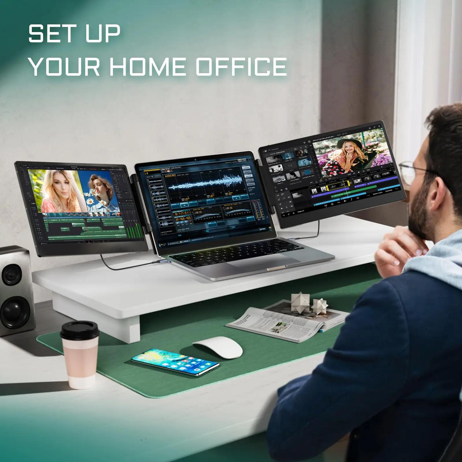 Teamgee 14″ kaasaskantav 1080P IPS ekraani laiendus kaasaegsele – pilt 6