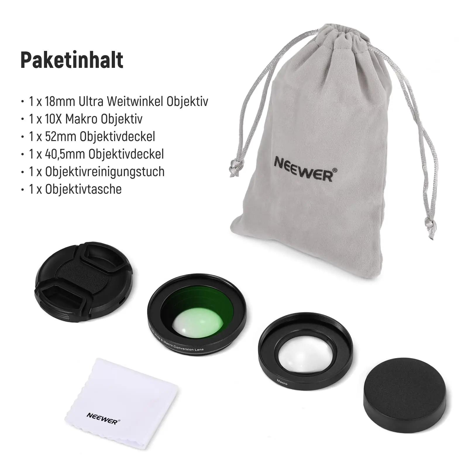 NEEWER 40,5 mm laia nurgaga objektiiv – kerge reisikaaslane – pilt 9