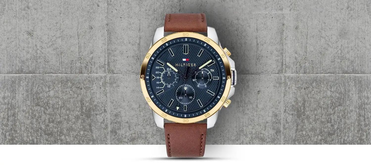 Tommy Hilfiger nahkrihmaga meestekvarts kell – kasutusnäide