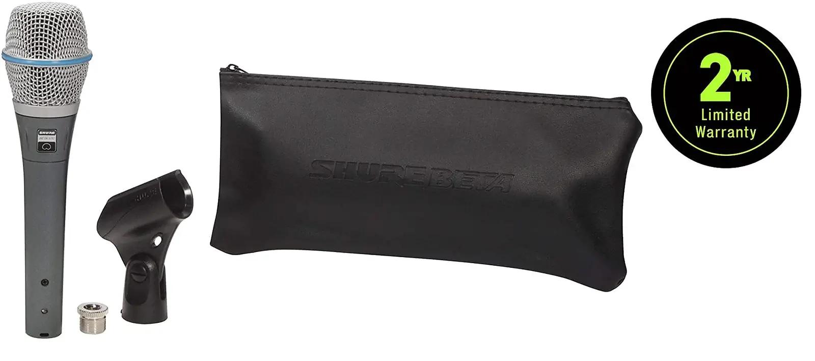 Shure Beta87A muusikainstrumendid ja dj-seadmed – detailne lähivaade