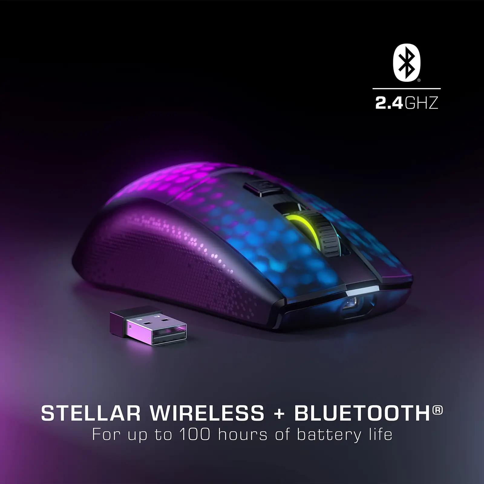 ROCCAT kerge mänguhiir Burst Pro Air — ergonoomiline ja kiir – pakend ja tarvikud