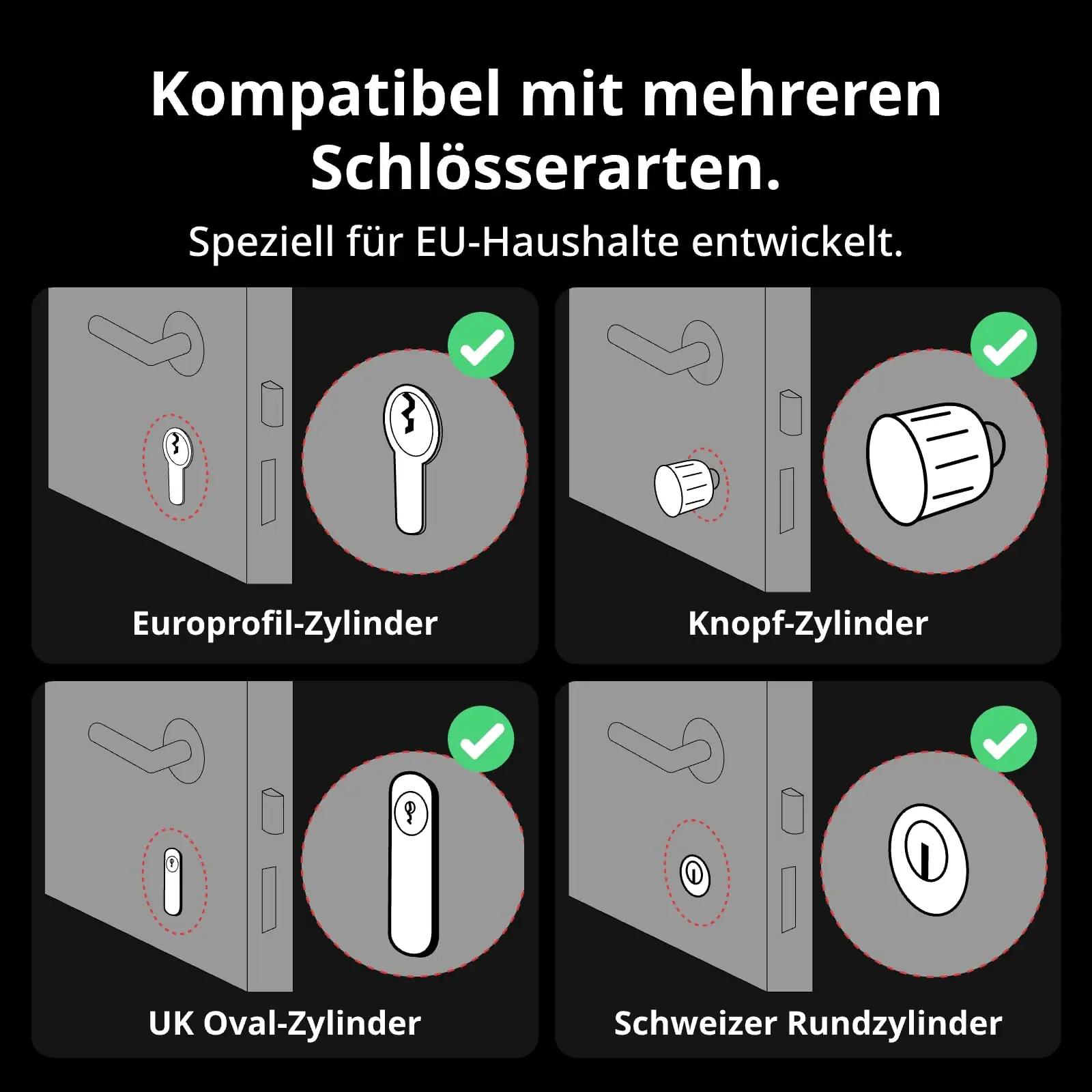 SwitchBot nutikas aluminiumist ukselukk touchscreeniga — – pilt 6