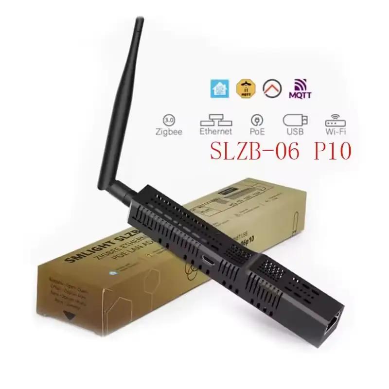 LINEOPS Zigbee-adapter SLZB-06p10 — mitmeühendusega PoE ja USB – pakend ja tarvikud