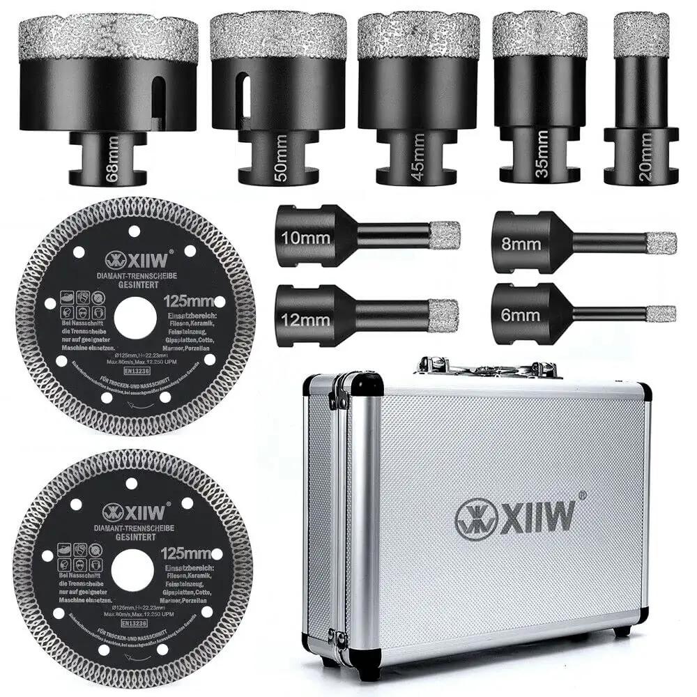 XIIW vastupidav teemantpuuride komplekt — sobib keraamikale ja