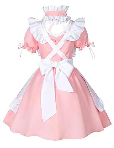 Wannsee roosa cosplay-prillitud prantsuse majanaise kostüüm — – kasutusnäide