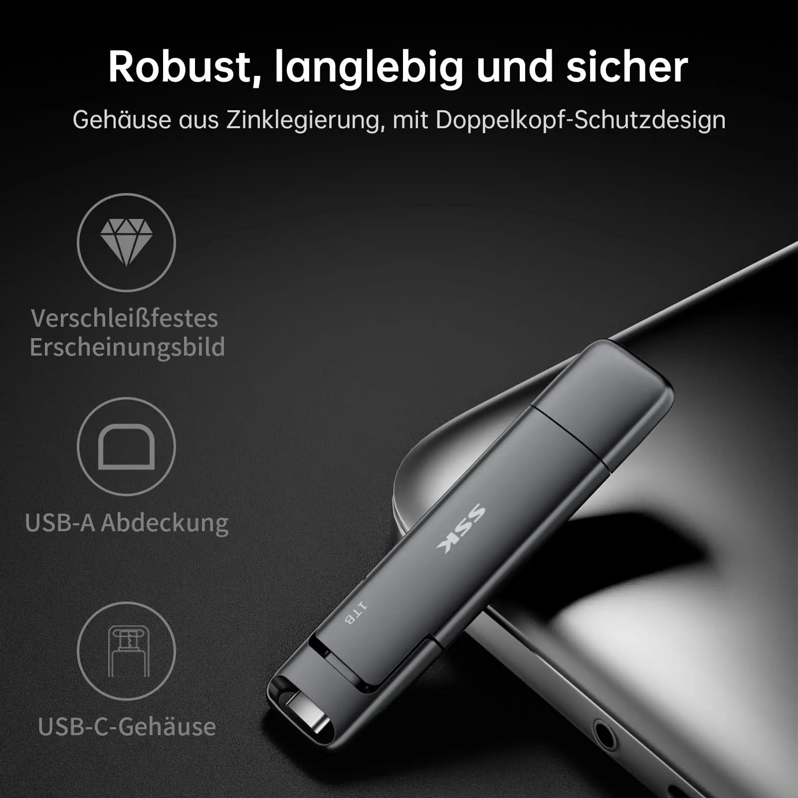 SSK kiirlaetav väline SSD 1TB — kompaktne ja vastupidav – pilt 6