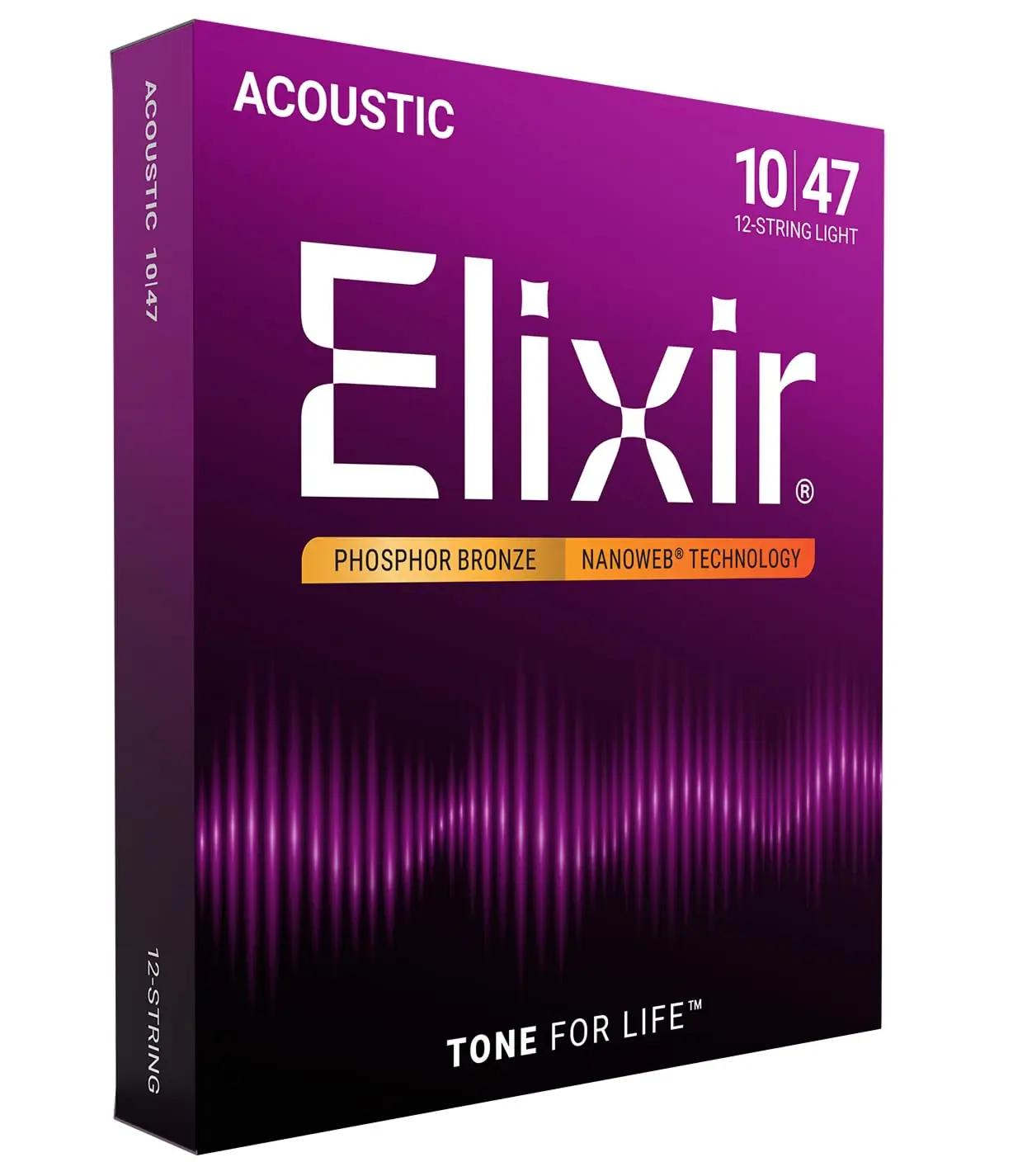 Elixir 16152 akustiliste kitarride keeled – toote esivaade