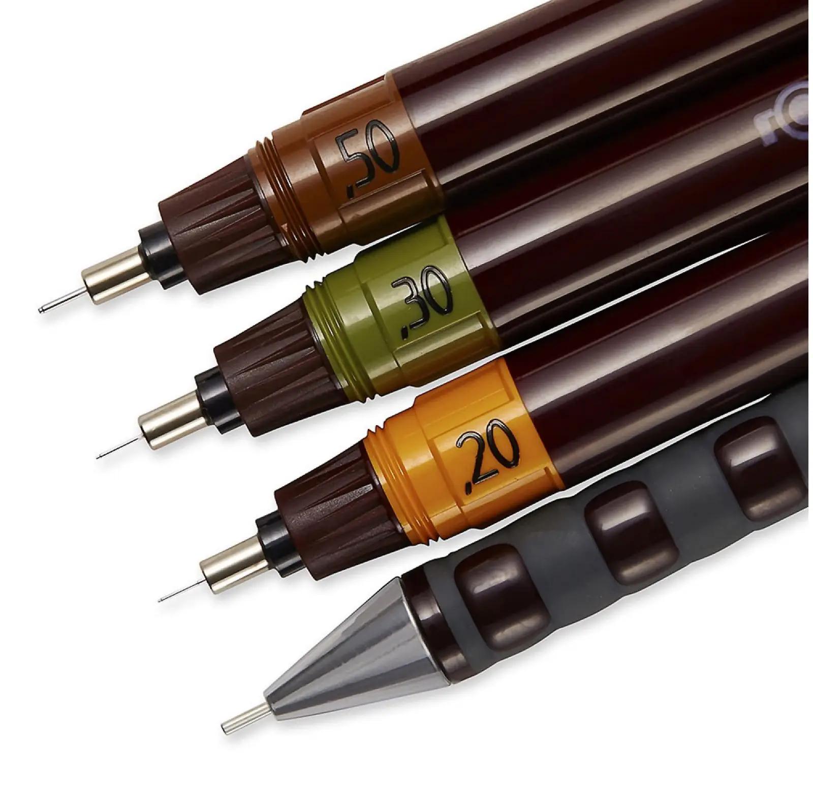 rOtring terasest Isograph finelinerkomplekt — täpne – pilt 6