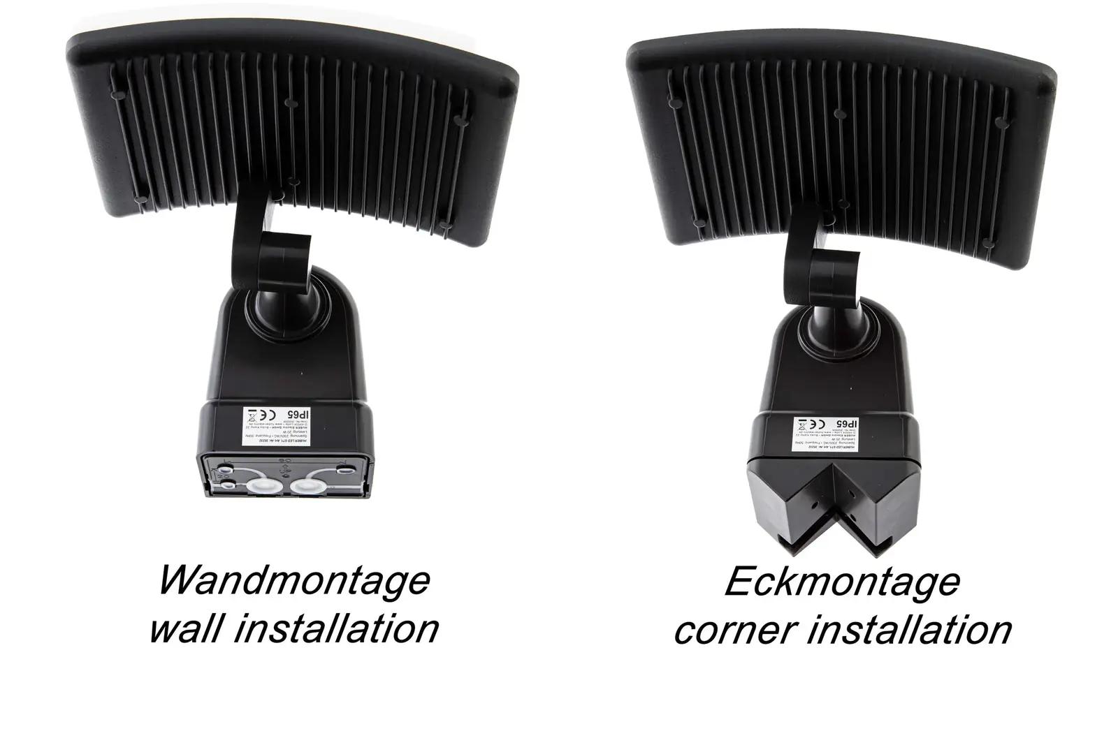 HUBER välisvalgusti LED 17W liikumisanduriga — turvaline – pilt 7