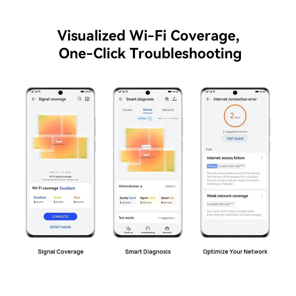 HUAWEI kodune WiFi-ruuter AX2 — kiire ja stabiilne ühendus – pilt 7