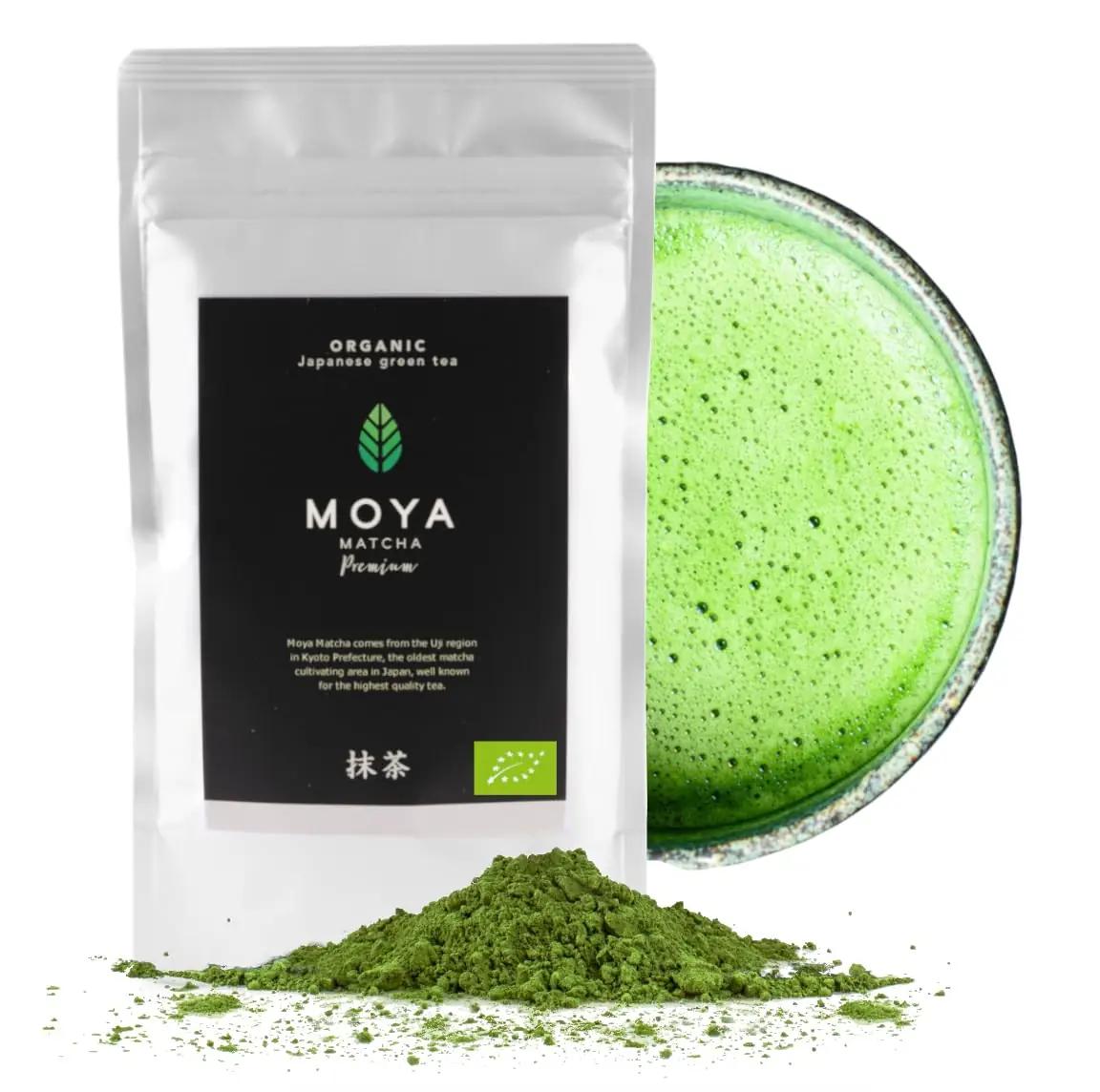 Moya Matcha organsiline 100g — premium matcha pulber