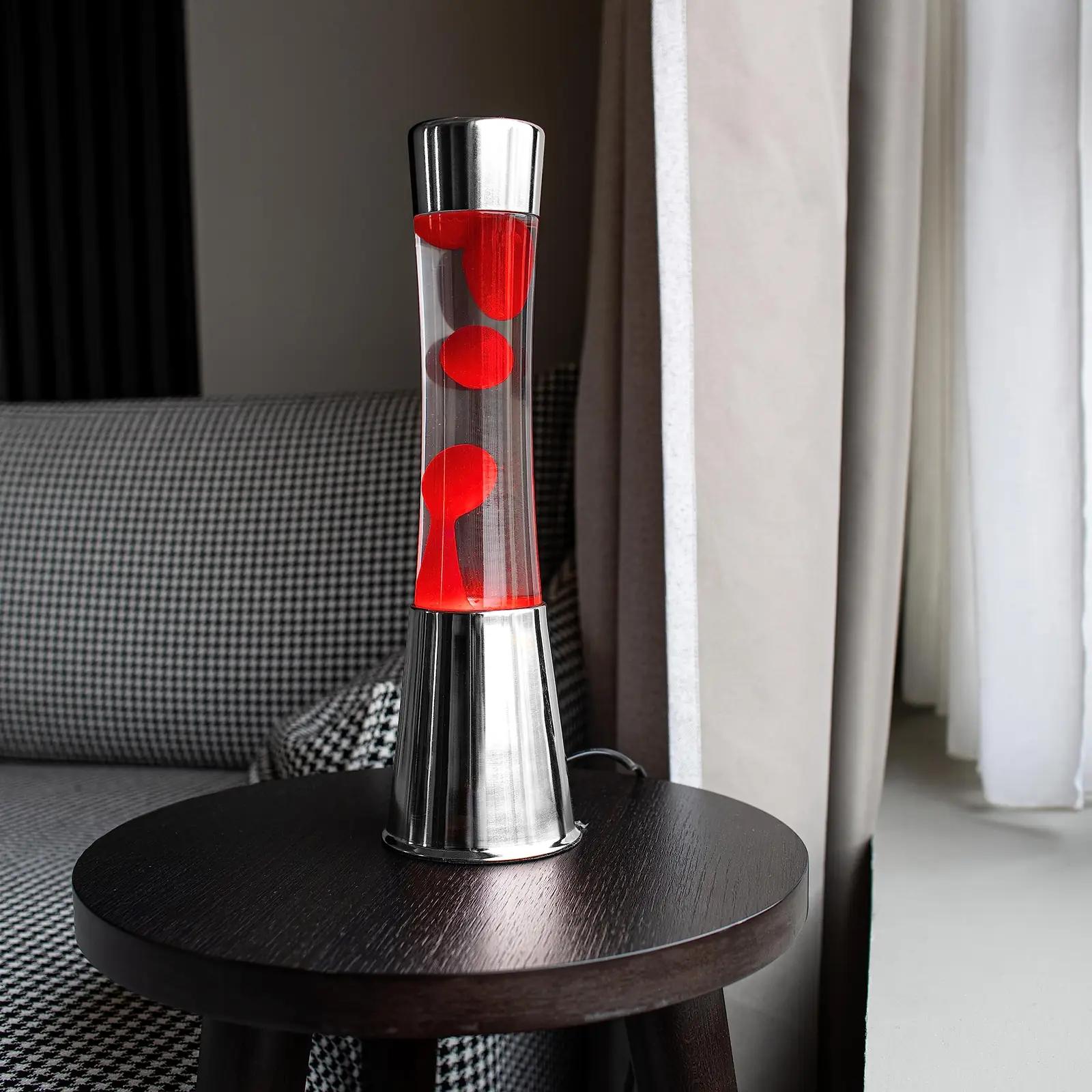 FISURA elegantsne lava-lamp punase lavaga — dekoratiivne – pakend ja tarvikud