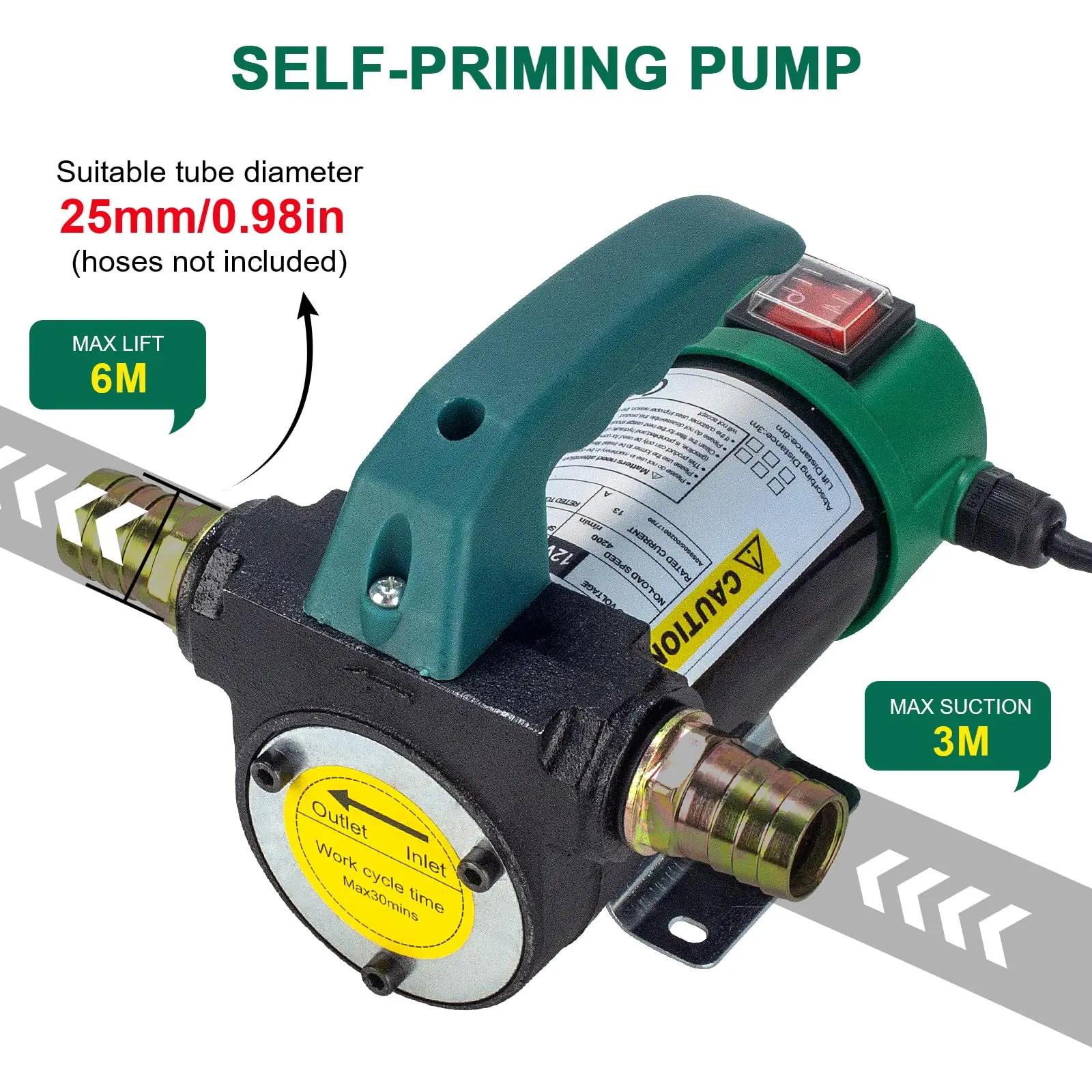OULUTO metallist 12V kütusepump – tugev ja vastupidav – pakend ja tarvikud