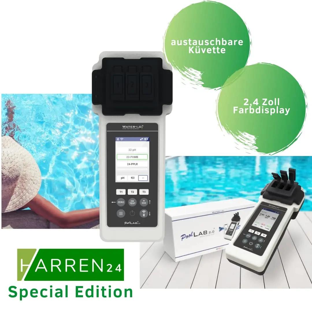 harren24 Poollab 2.0 Special Edition — täpne veetestija basseini – lisavaade
