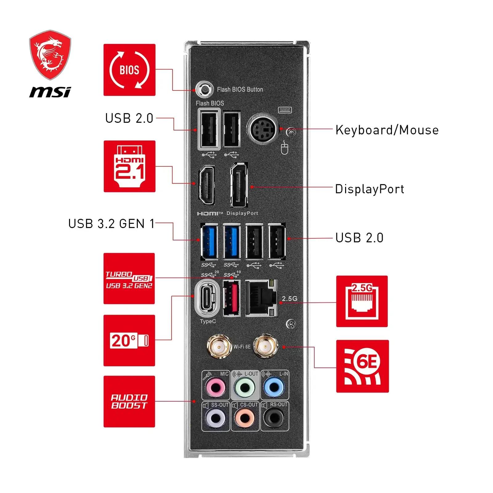 MSI Z790 GAMING PLUS WIFI – jõuline ATX emaplaat mängijale – pilt 6