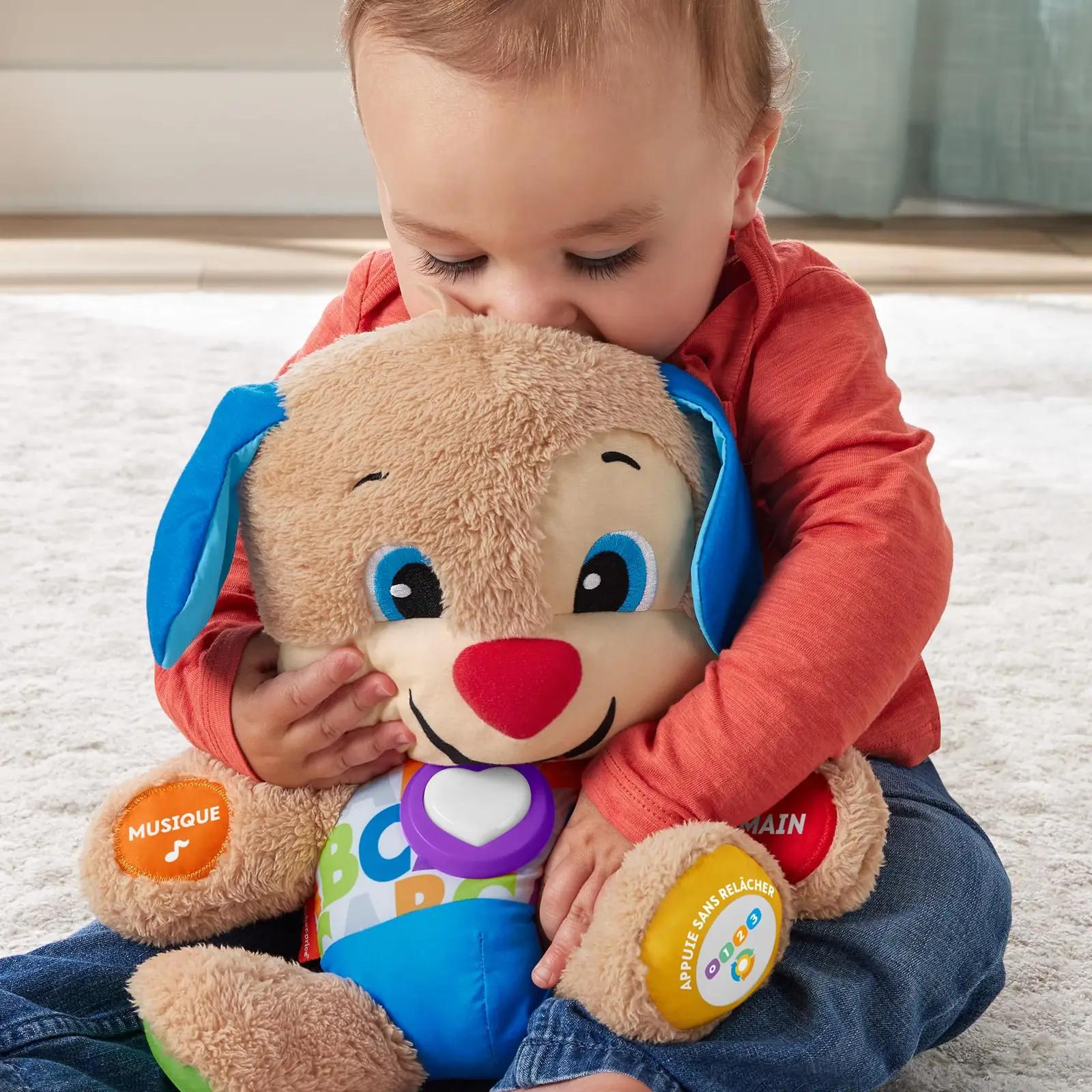 Fisher-Price pehme õppiv koerake – interaktiivne mänguasi lapsele – detailne vaade