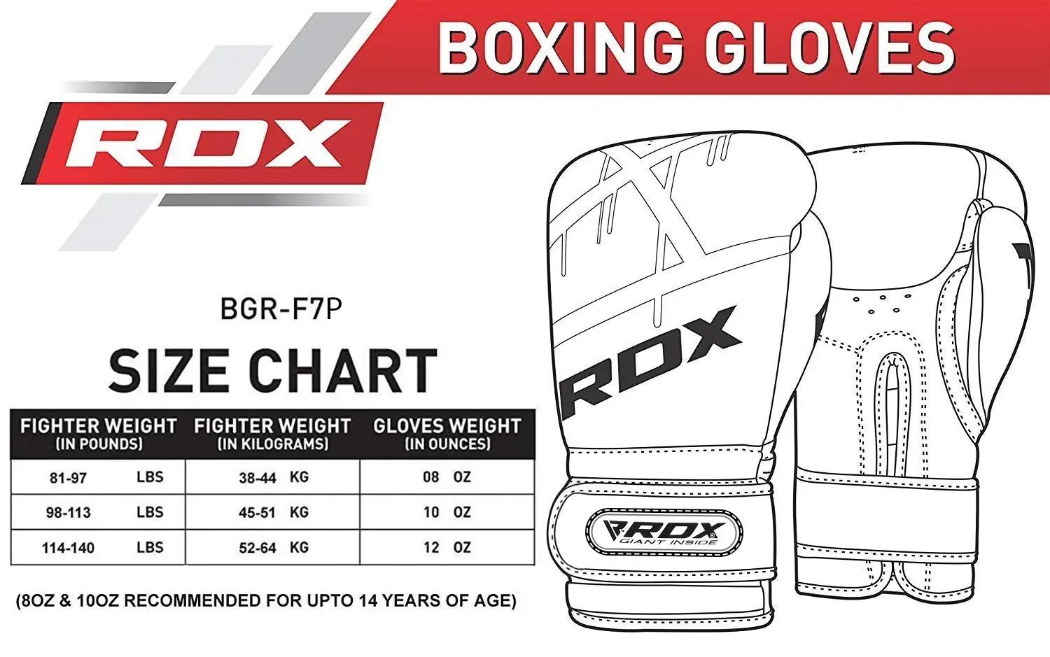 RDX roosa nahast treening- ja Muay Thai kindad – pehme kaitse – detailne vaade