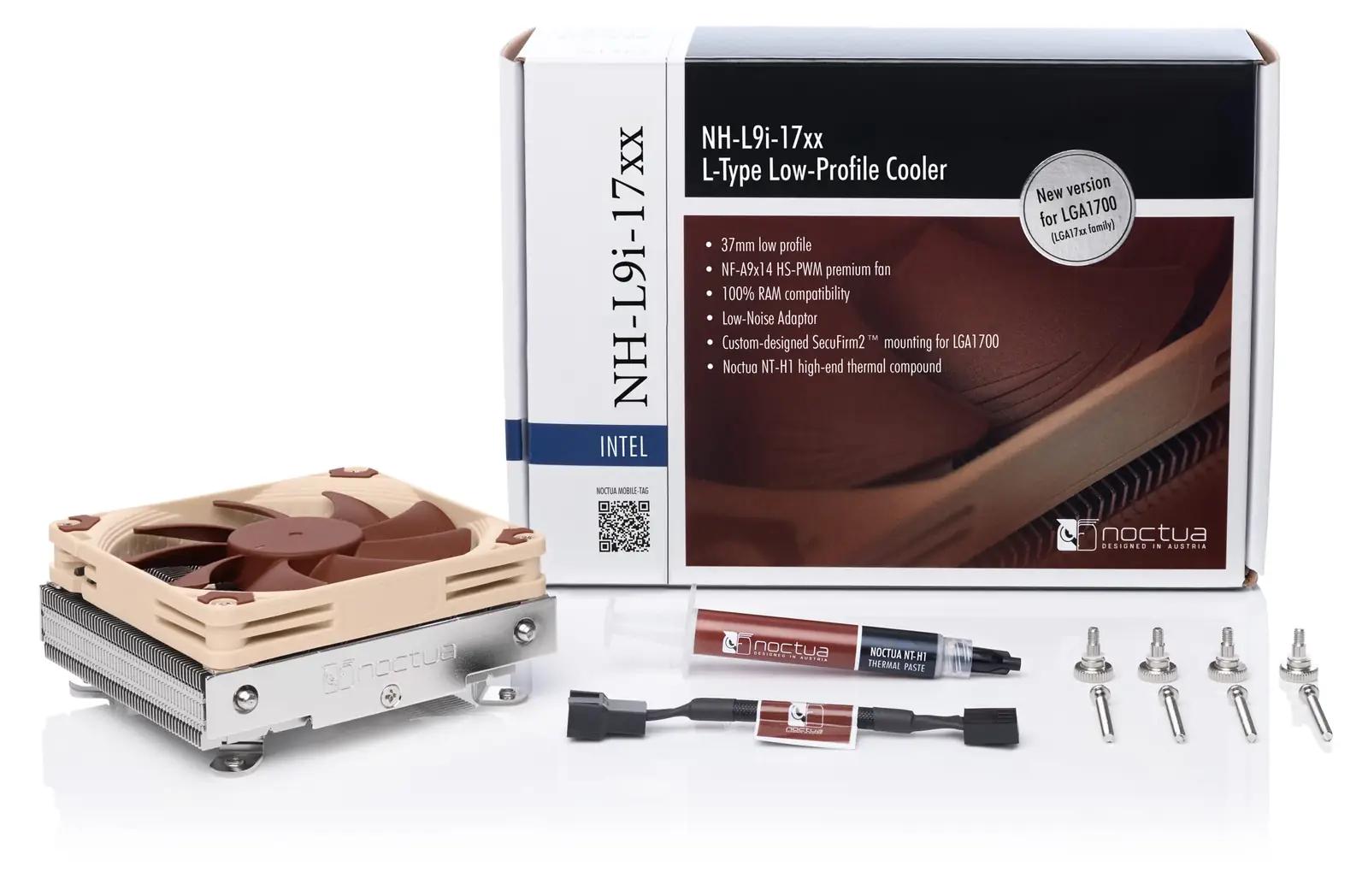Noctua kompaktne CPU-jahuti — madal profiil, vaikne töö – kasutusnäide