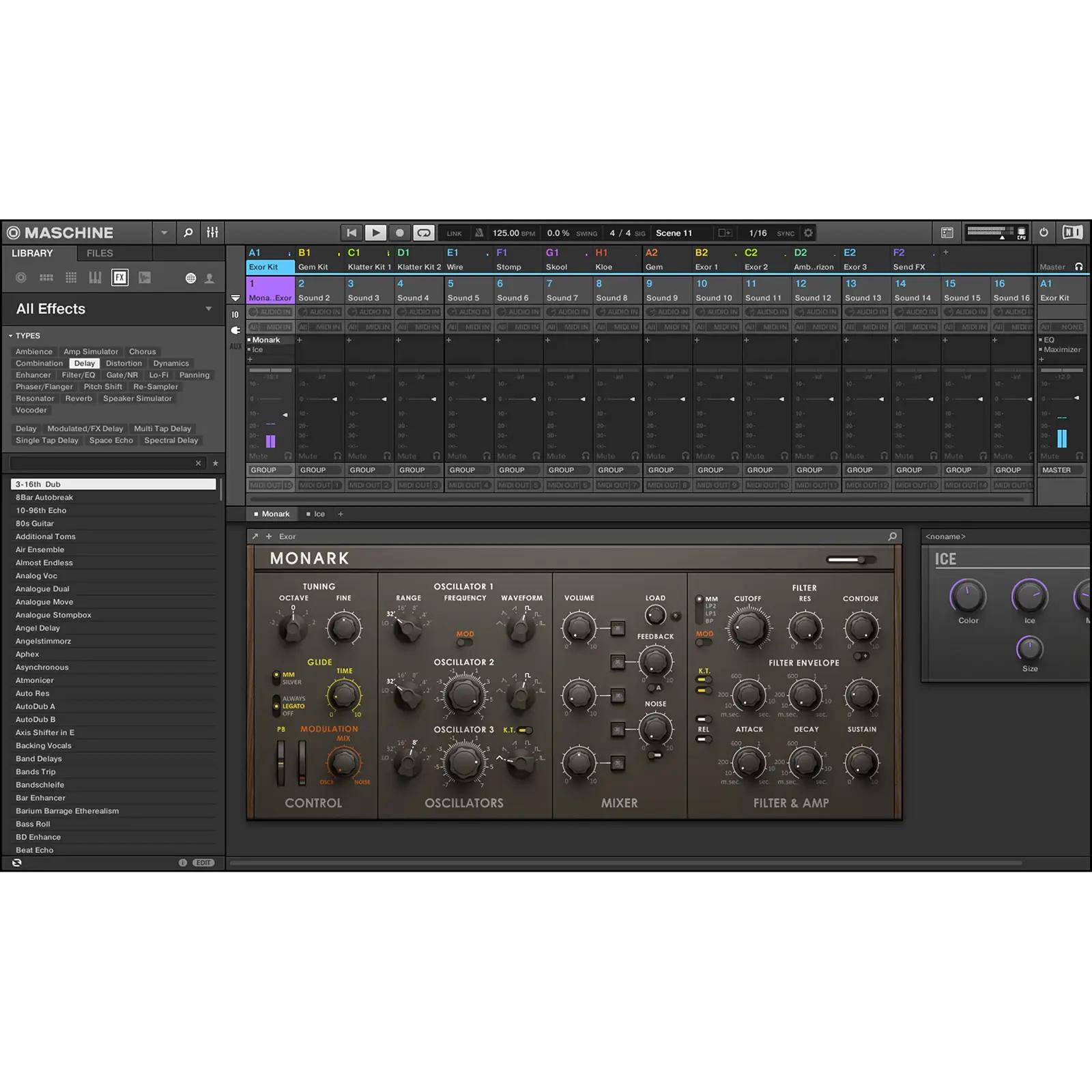 Native Instruments alumiiniumist groove-controller — ideaalne – kasutusnäide