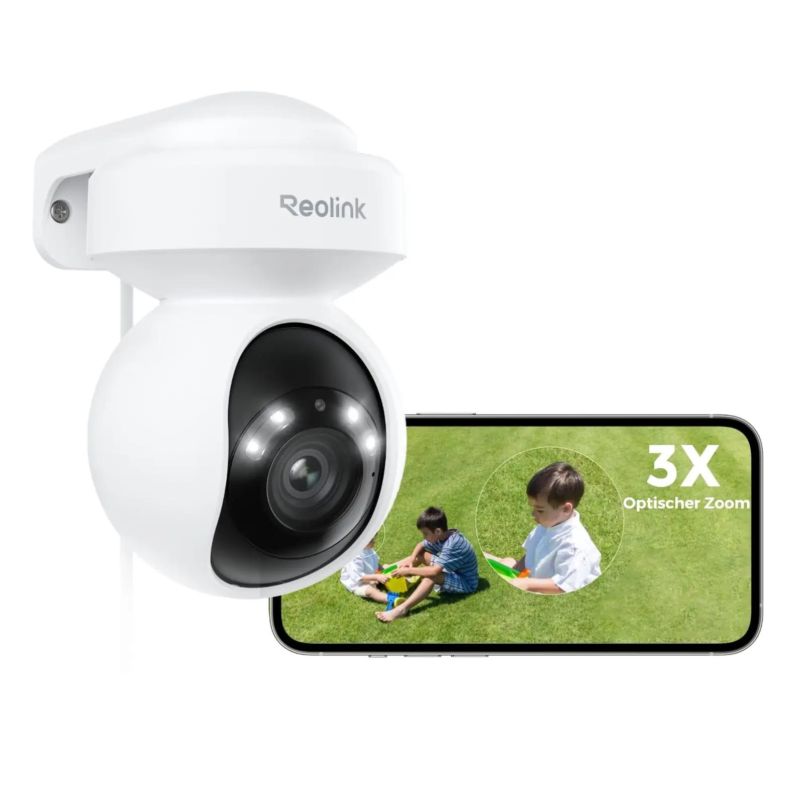 Reolink väliskaamera 4K PTZ — ilmastikukindel valge korpus