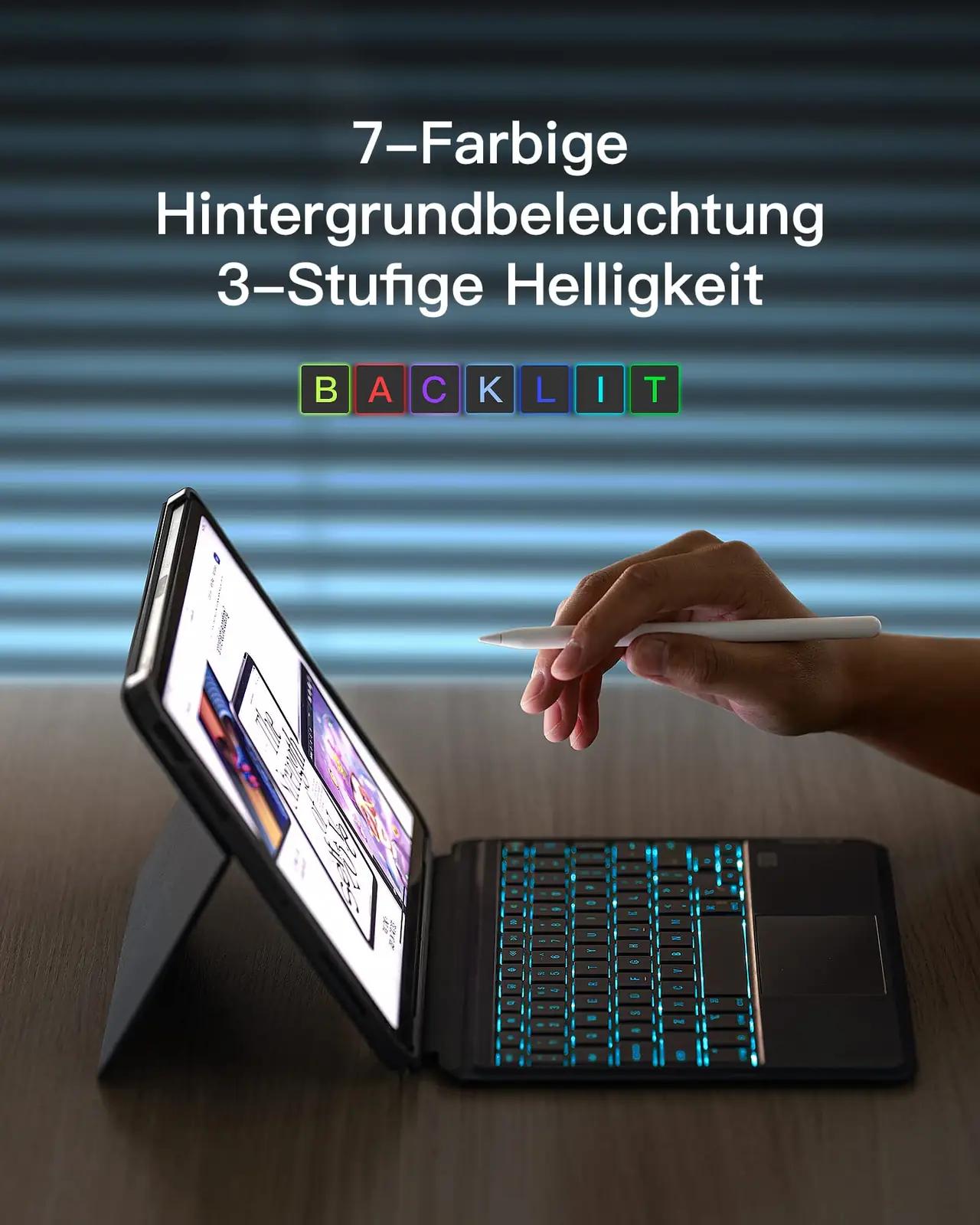 Inateck süsinikune klaviatuurikate iPadile — kerge ja kaitsev – pilt 6