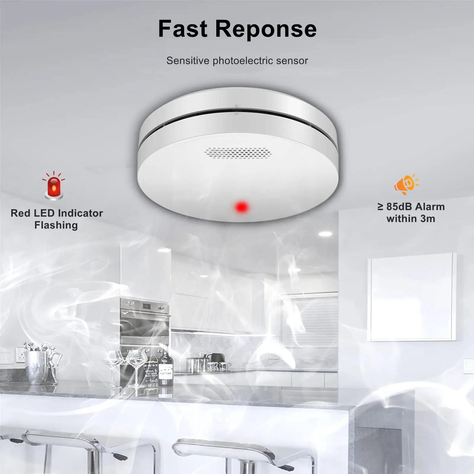 XINDUM 10-aastase akuga suitsuandurite komplekt kodukaitseks – kasutusnäide