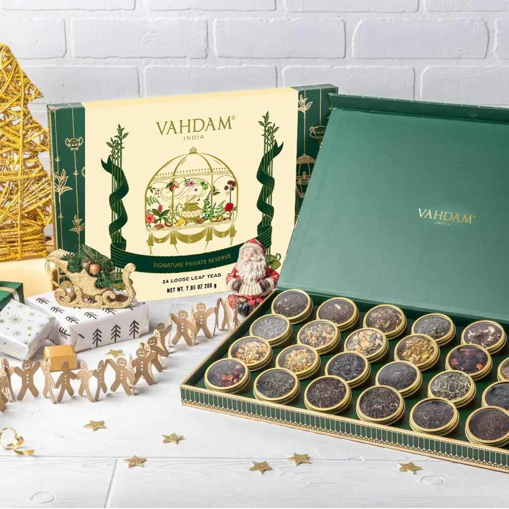 VAHDAM luksuslik teekomplekt — 24 laia valikuga tee – pilt 6