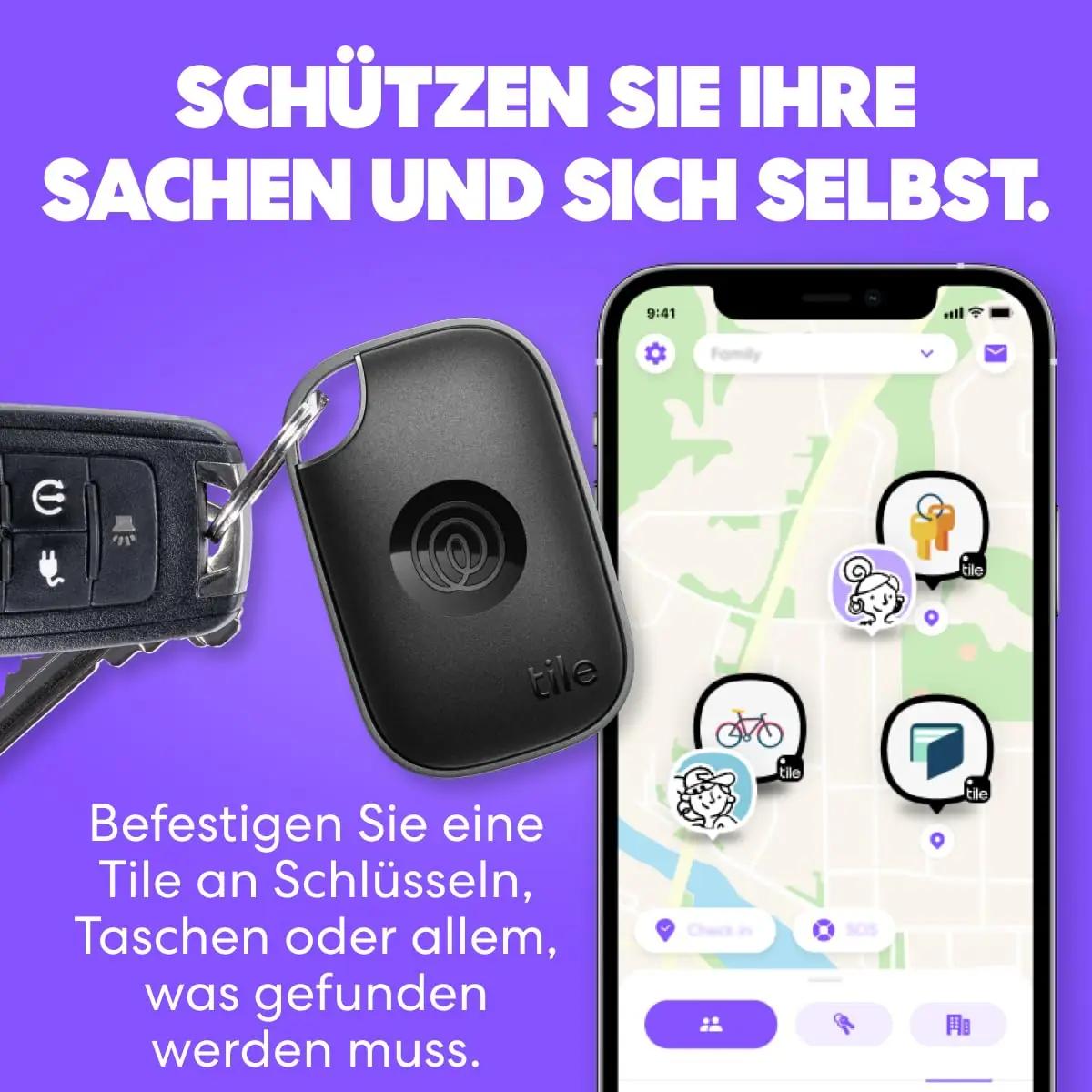 Tile nutikas Bluetooth-ripats charm – kaotuste vähendaja T1701N – detailne vaade