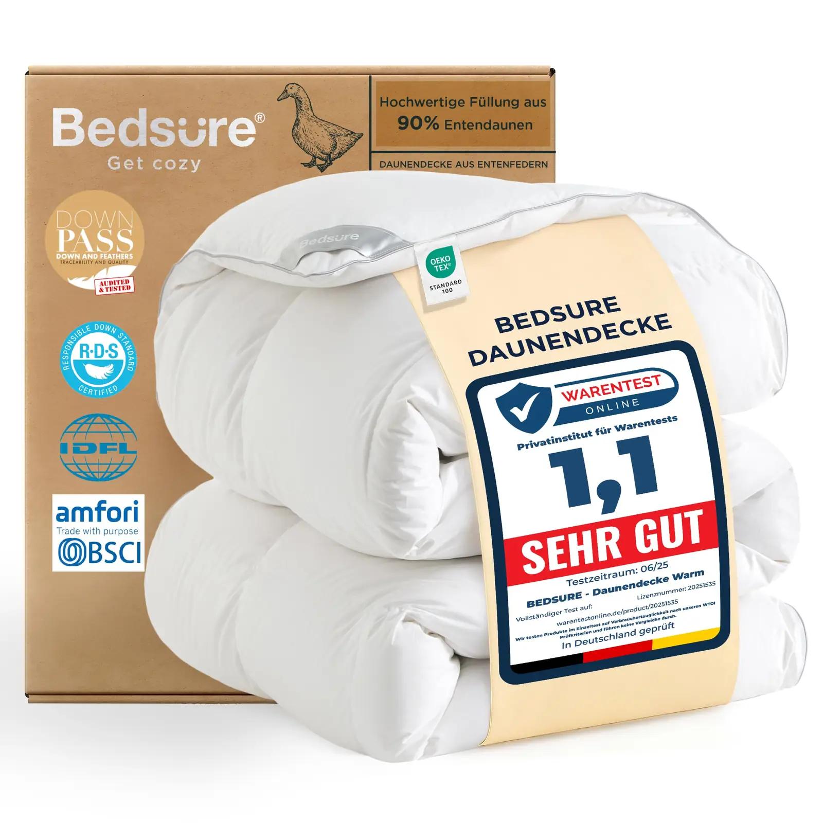 BEDSURE soe puuvillane suletekki 135×200 – talvekülma vastu