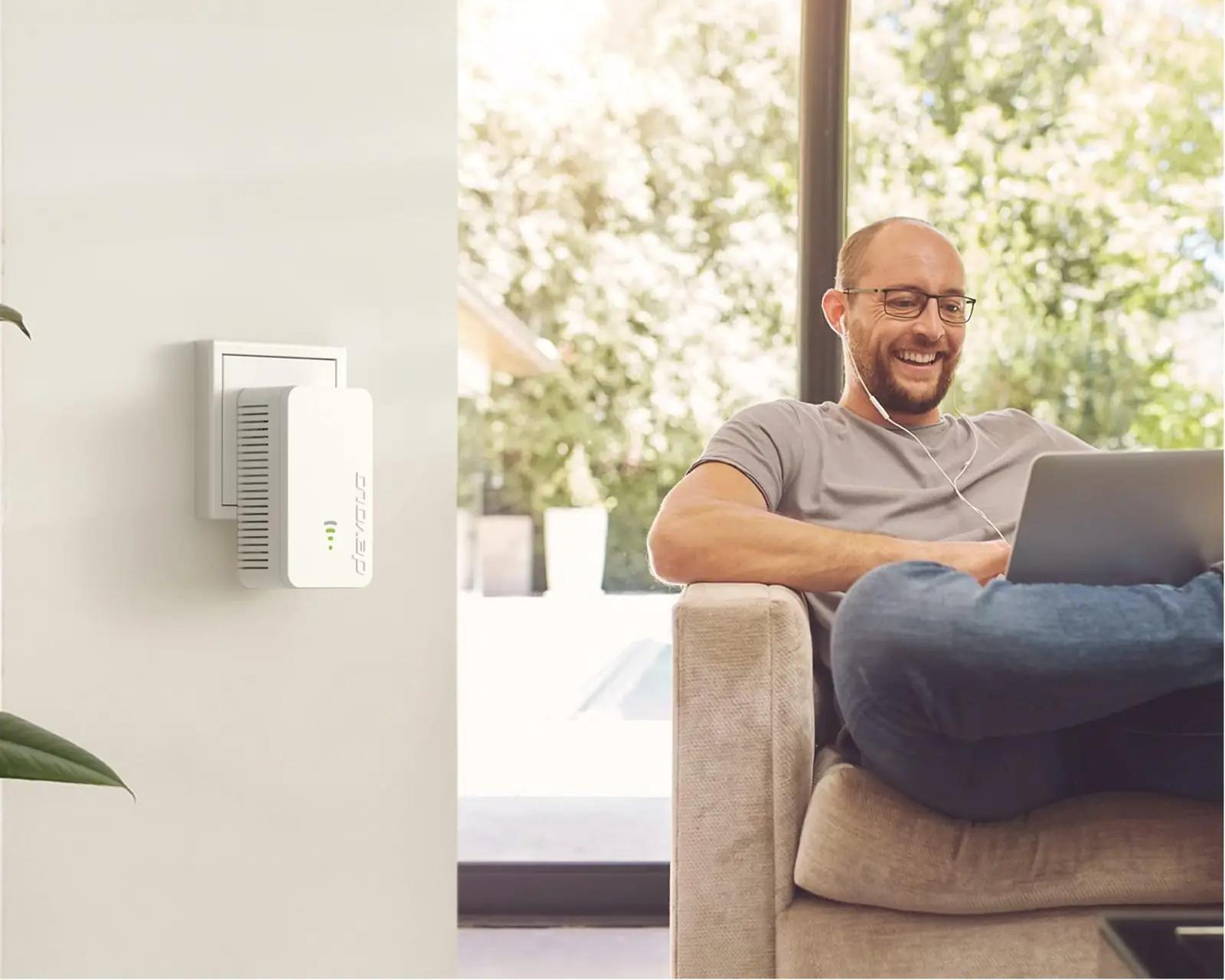 Devolo kodune WiFi-võimendi 1200 – stabiilne ühendus – lisavaade