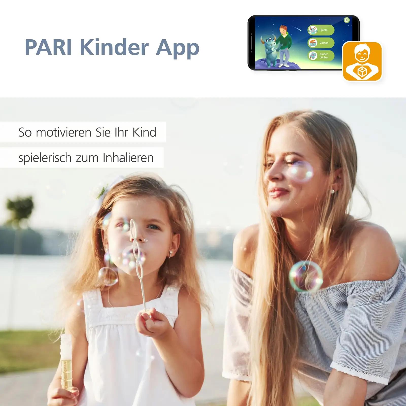 PARI asendusetu komplekt inhalatsiooniks — vastupidav ja – lisavaade