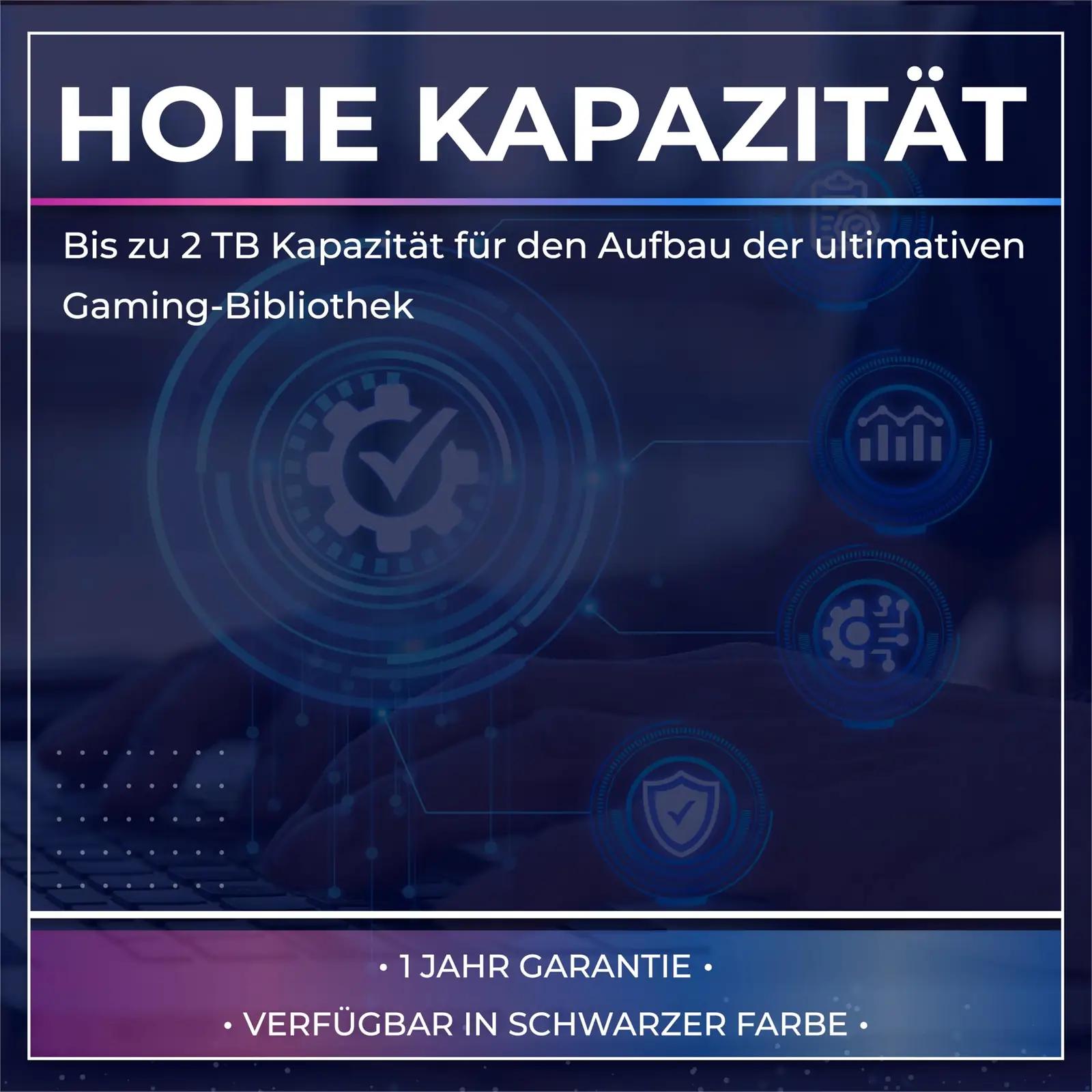 Storite kaasaskantav 1 TB mängukõvaketas — kiire USB 3.0 – pilt 6