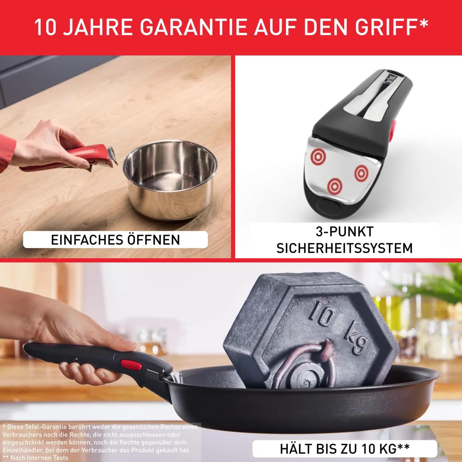 Tefal kerge alumiiniumist pannikomplekt – ruumisäästlik kingitus – pilt 6