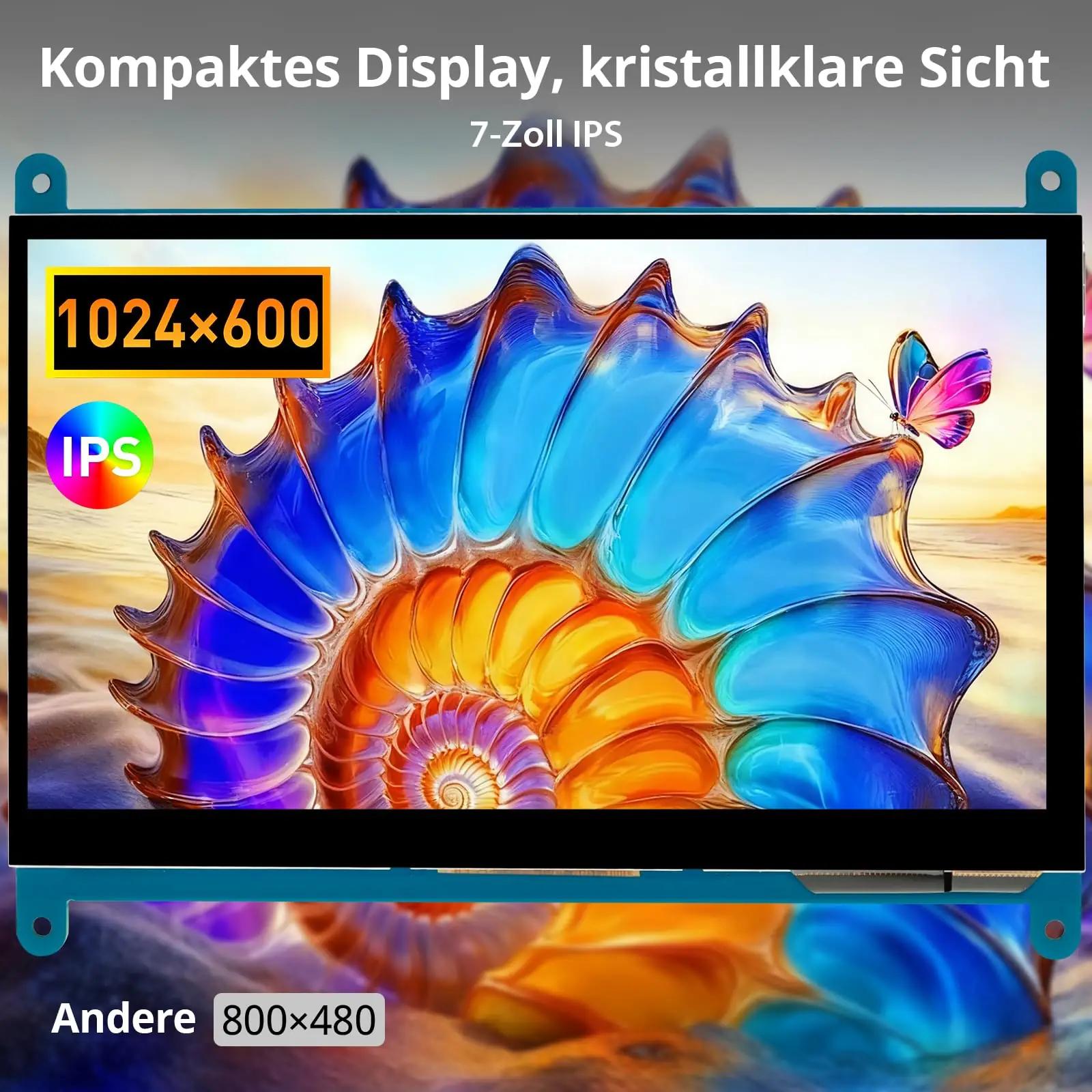 ELECROW 7-tolline HD puuteekraan Raspberry Pi ja DIY projektidele – kasutusnäide