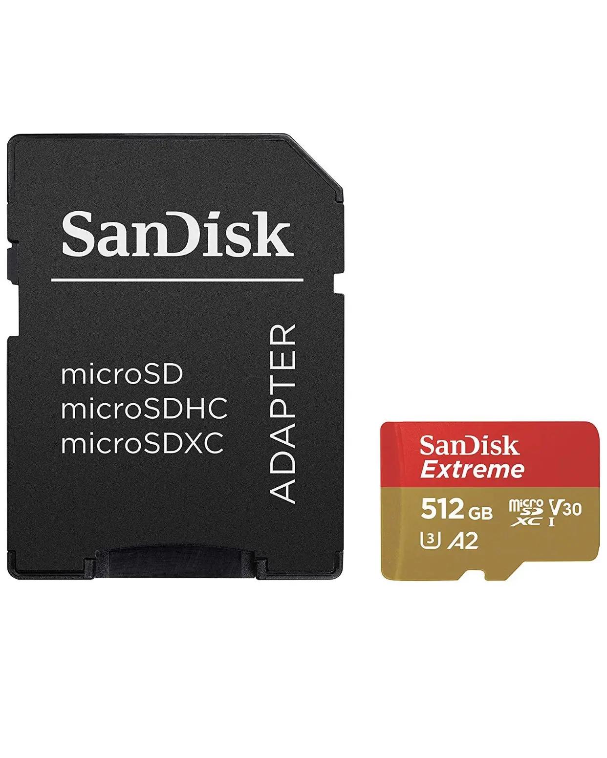 SanDisk vastupidav 512GB microSDXC mälukaart kiirusega kuni – kasutusnäide
