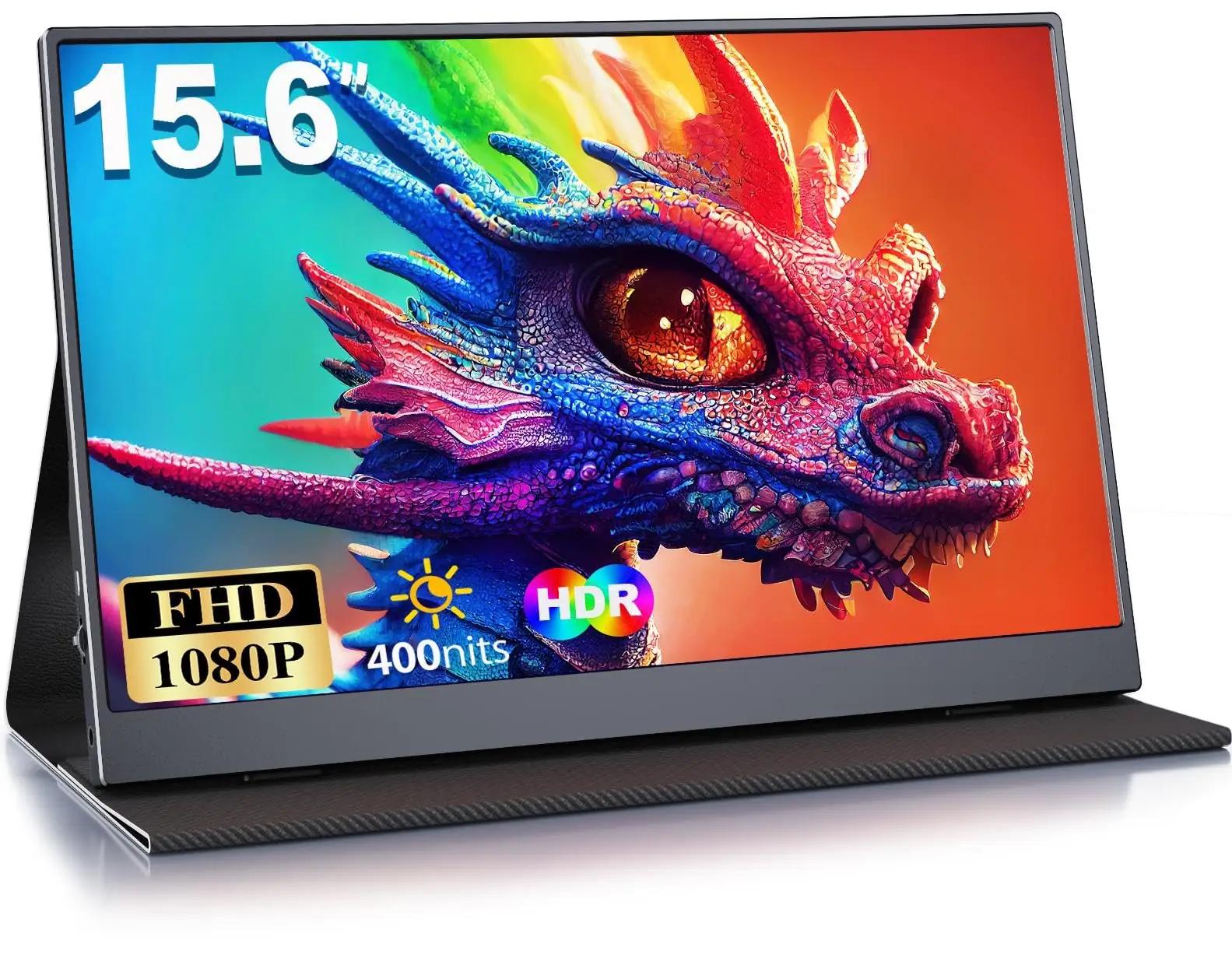 MOMODS kaasaskantav 15,6″ IPS monitor — õhuke mängu- ja tööekraan