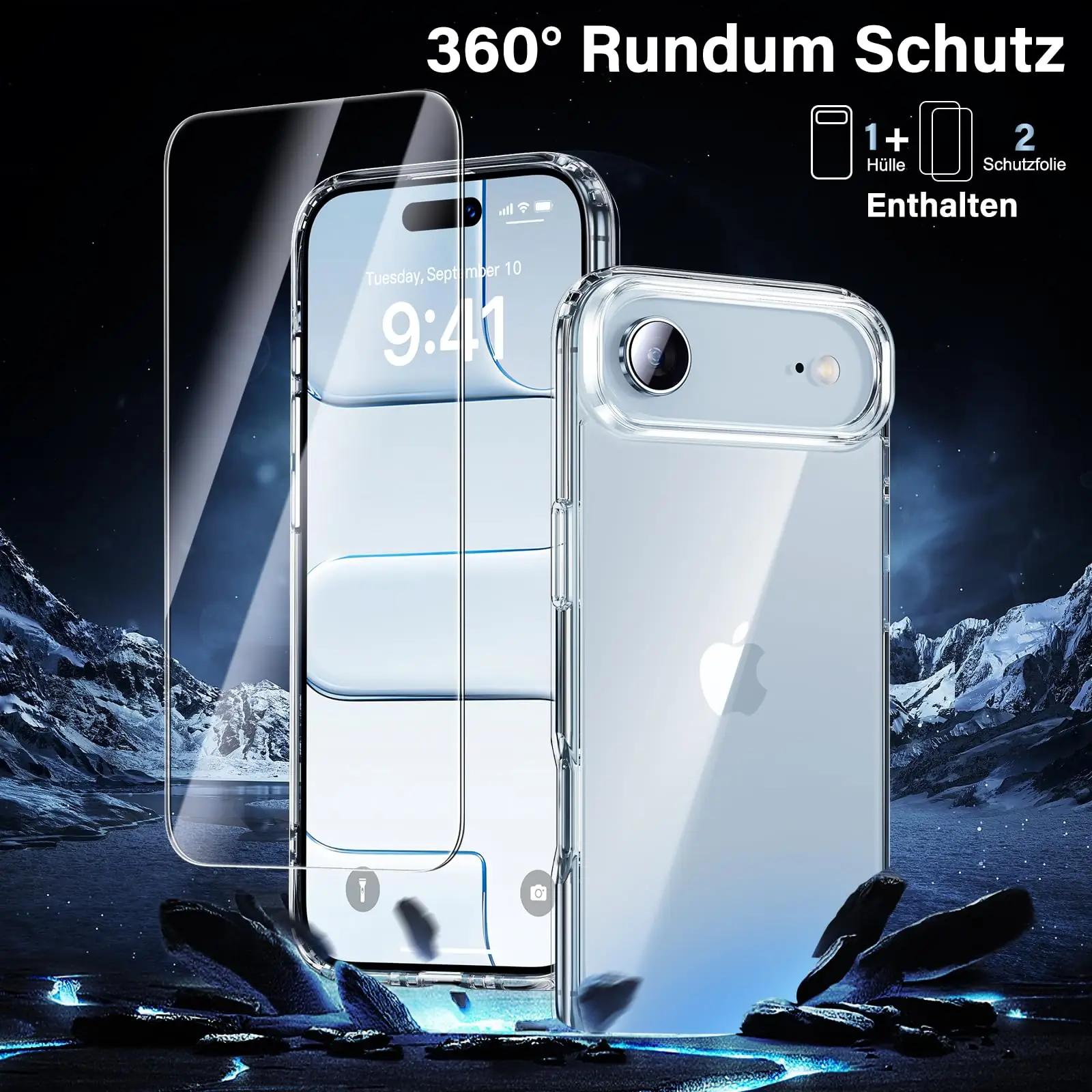 UniqueMe läbipaistev kaitseümbris iPhone Air jaoks – detailne vaade