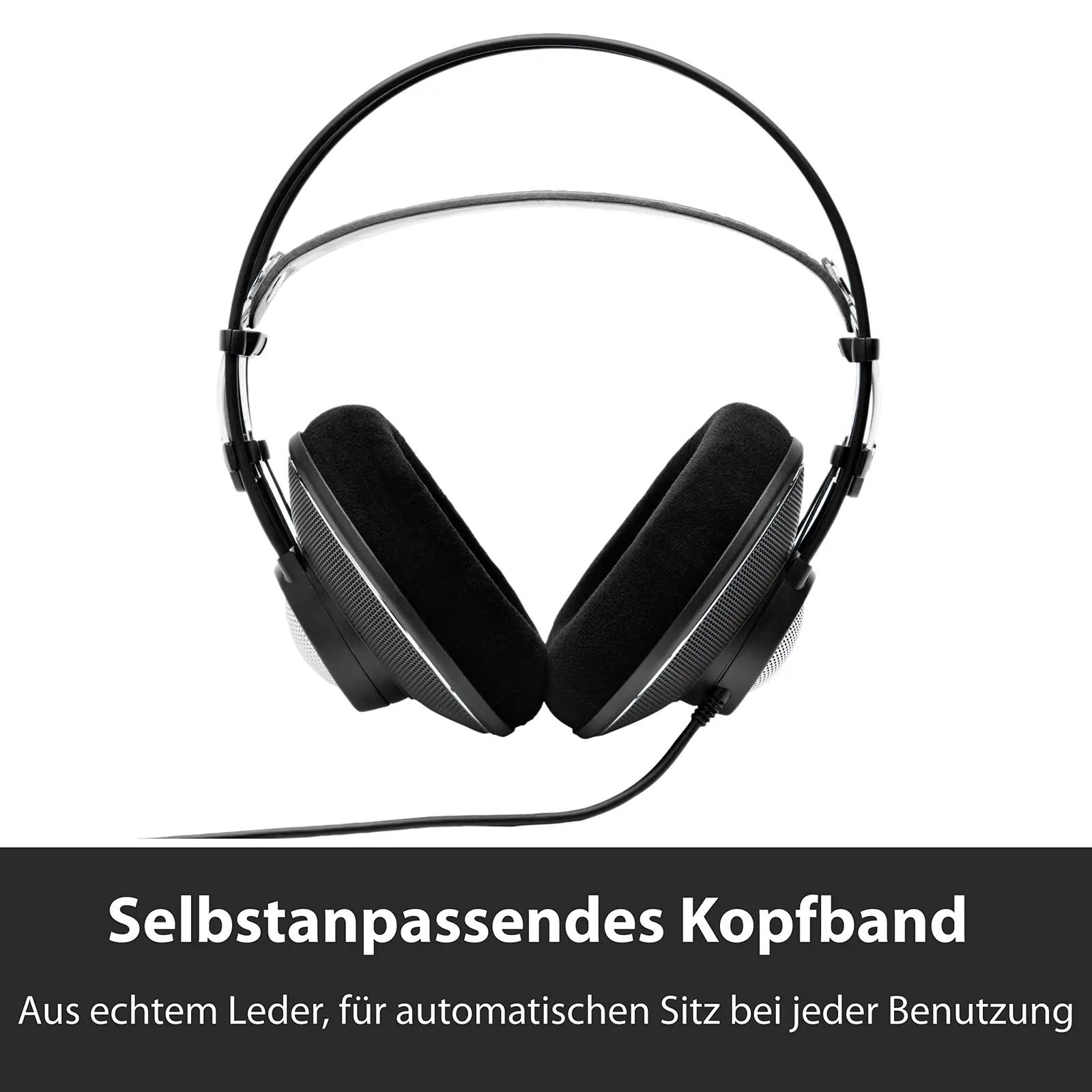 AKG stuudiokuularid nahkpehmendusega — avar helimaailm – pakend ja tarvikud