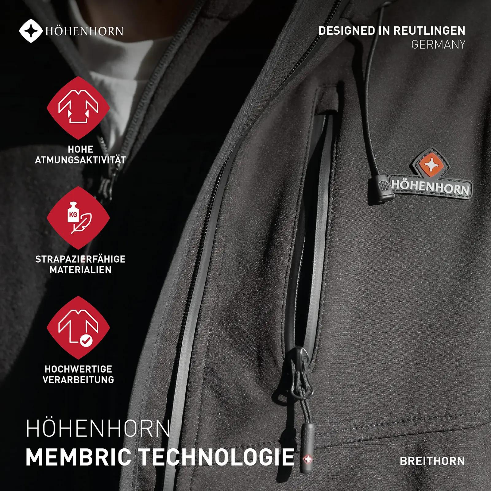 Höhenhorn pehme softshell-meestejope – kaitse ja mugavus XL – pakend ja tarvikud