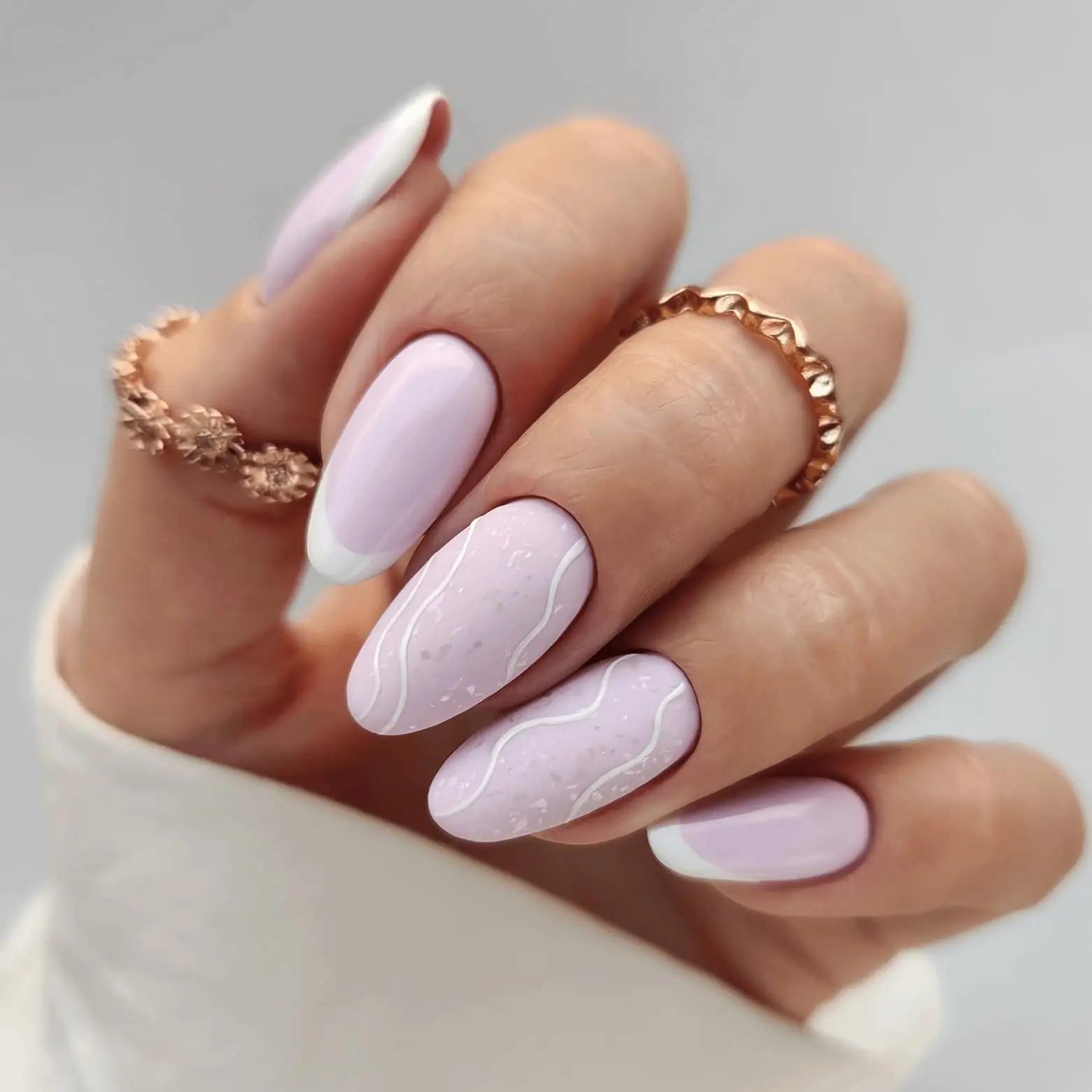 Semilac matt UV-top violetne Galaxy — vastupidav kaitse – lisavaade