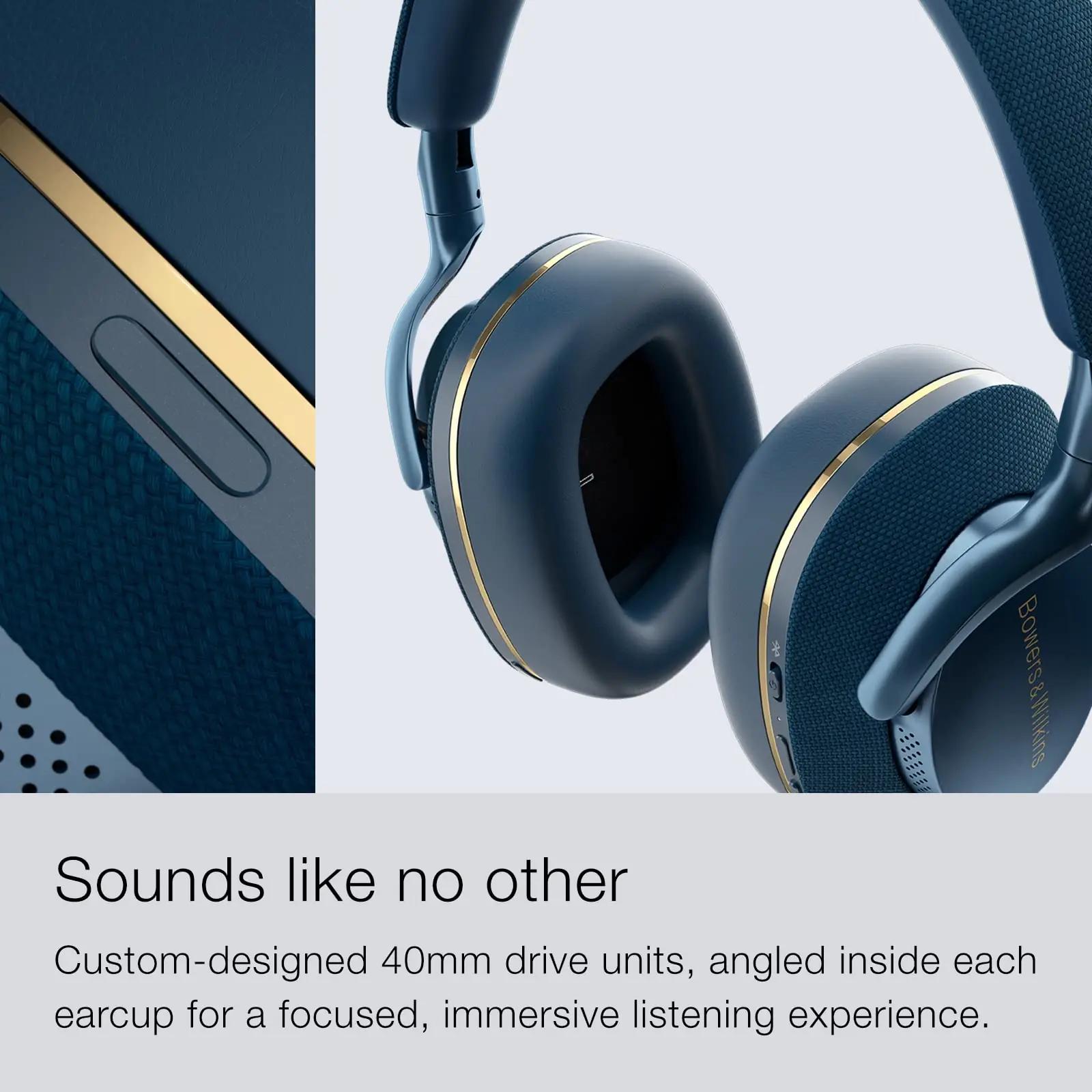 Bowers & Wilkins PX7 S2 pehme kunstnahast mürasummutusega – pakend ja tarvikud