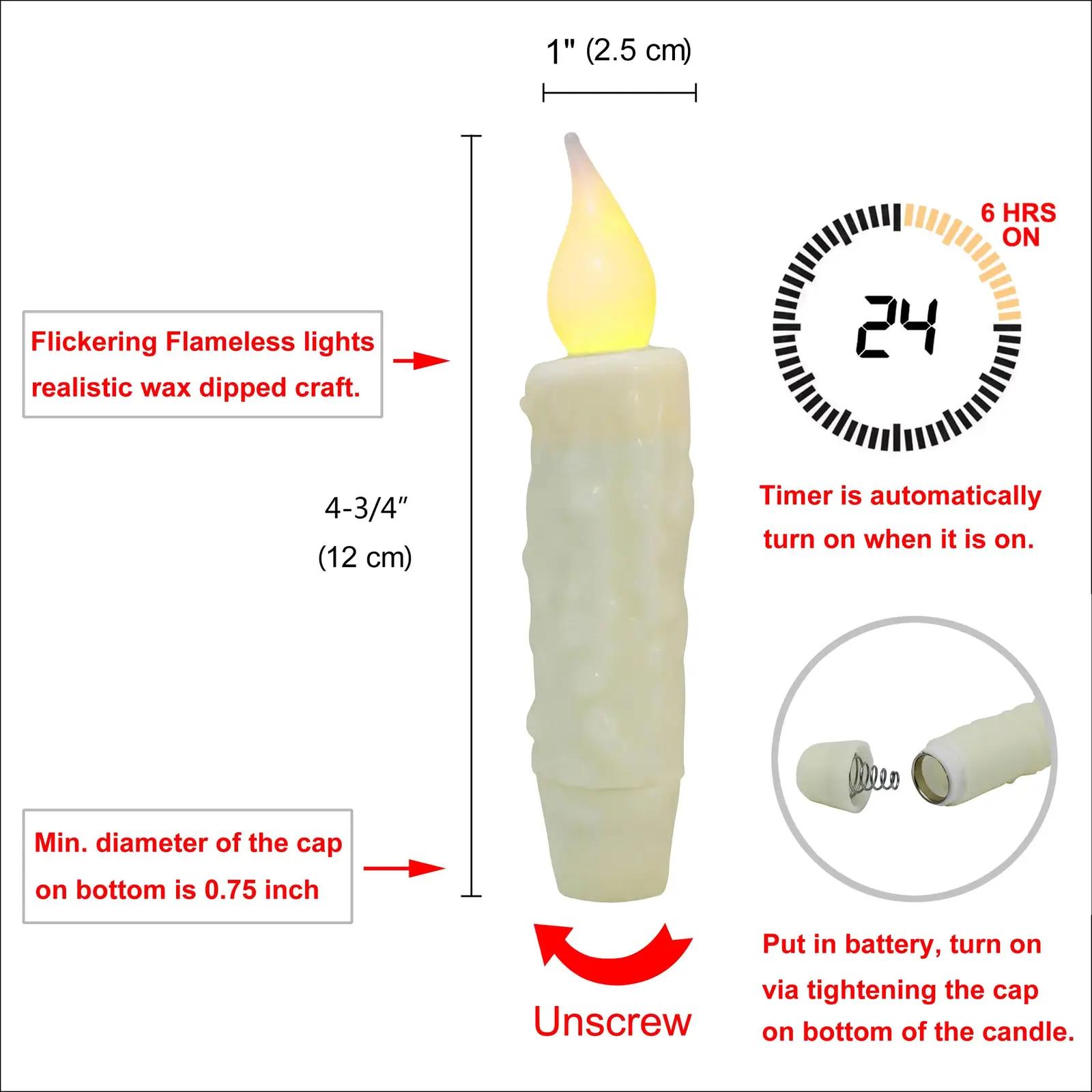CVHOMEDECO. ehtne vahakujuline LED-kaunistus — 3 tk – pilt 6