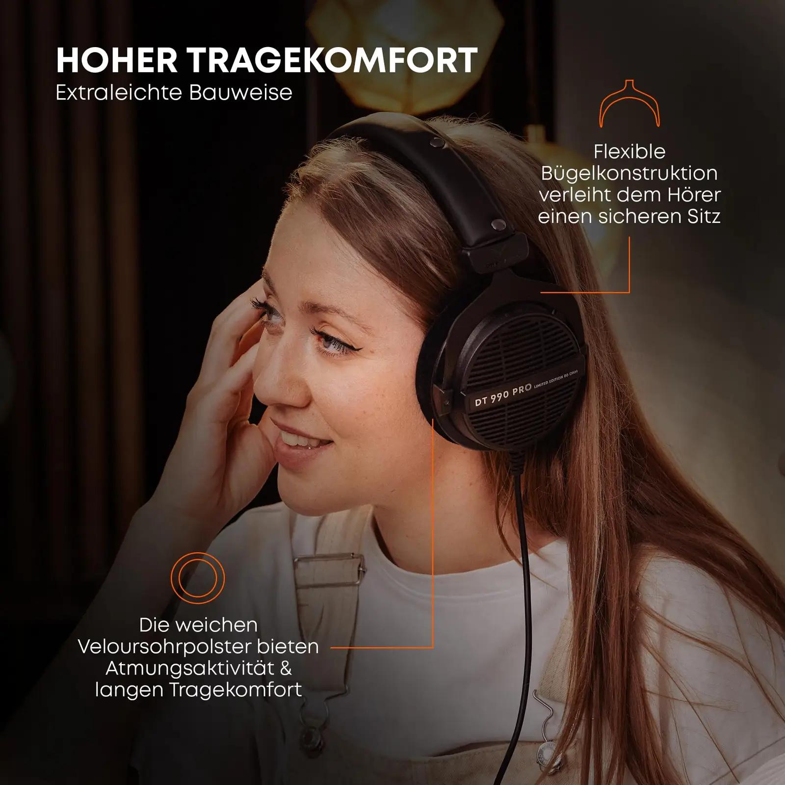 beyerdynamic must veluurist stuudiopeakomplekt – DT 990 PRO – pilt 7