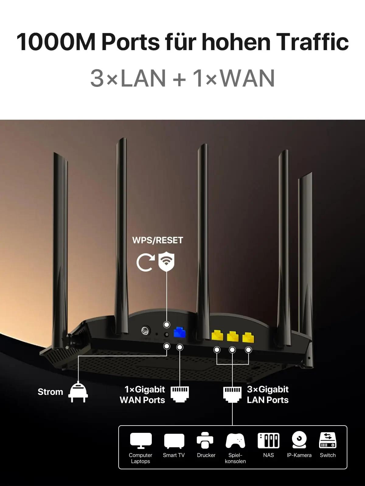 Tenda kiirusestaim Wi‑Fi 6 koduruuter — tugev levi ja turvalisus – lisavaade