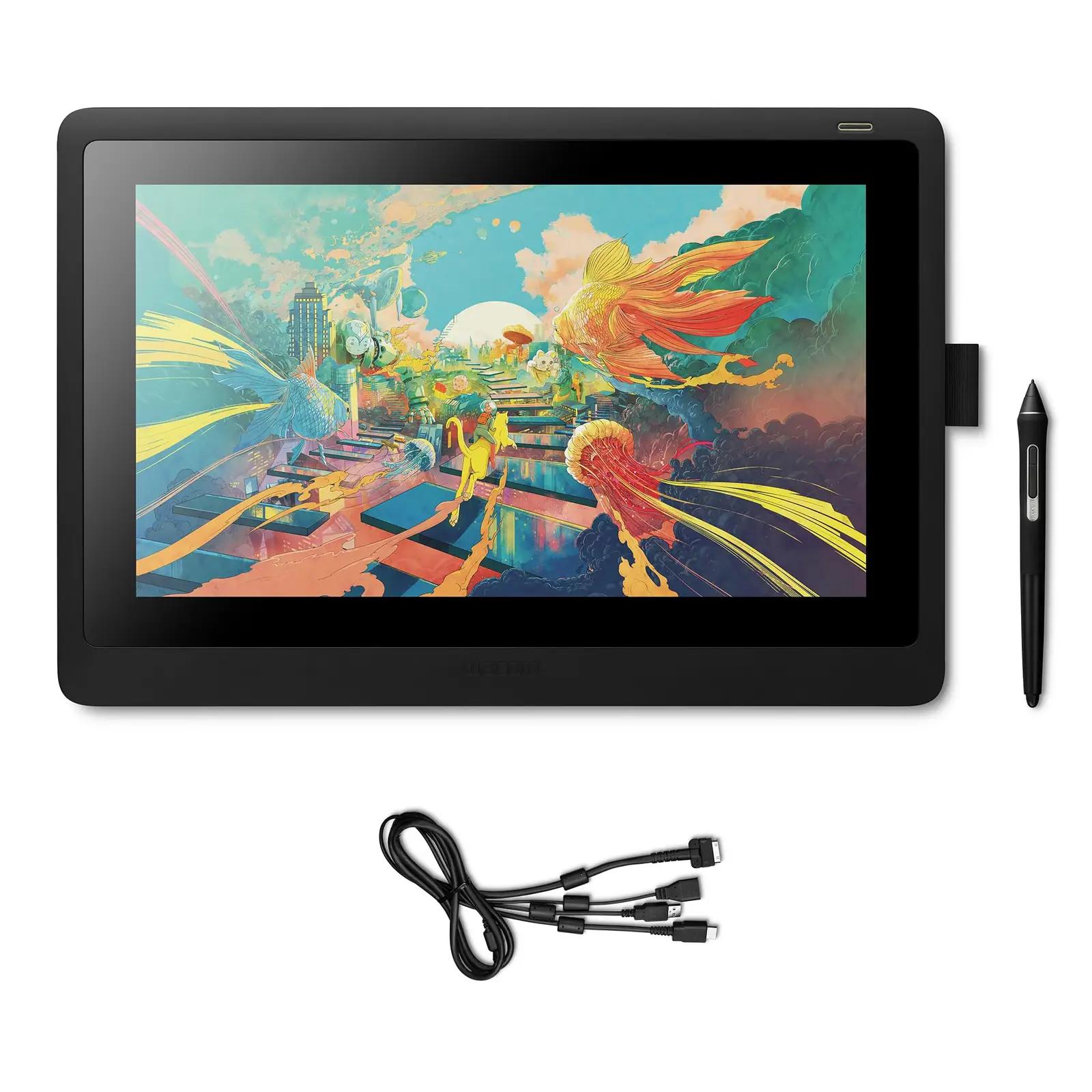 Wacom digitaalne Cintiq 16 — täis-HD joonistuskuvar loomingule