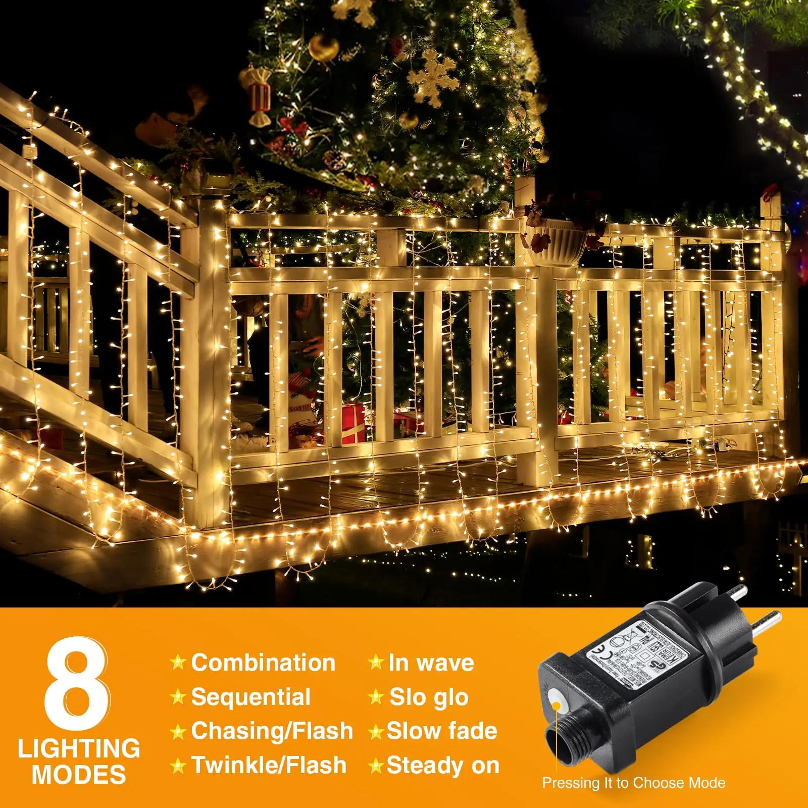 GlobaLink soe 50 m LED-valgusti aeda ja rõdule – pilt 6