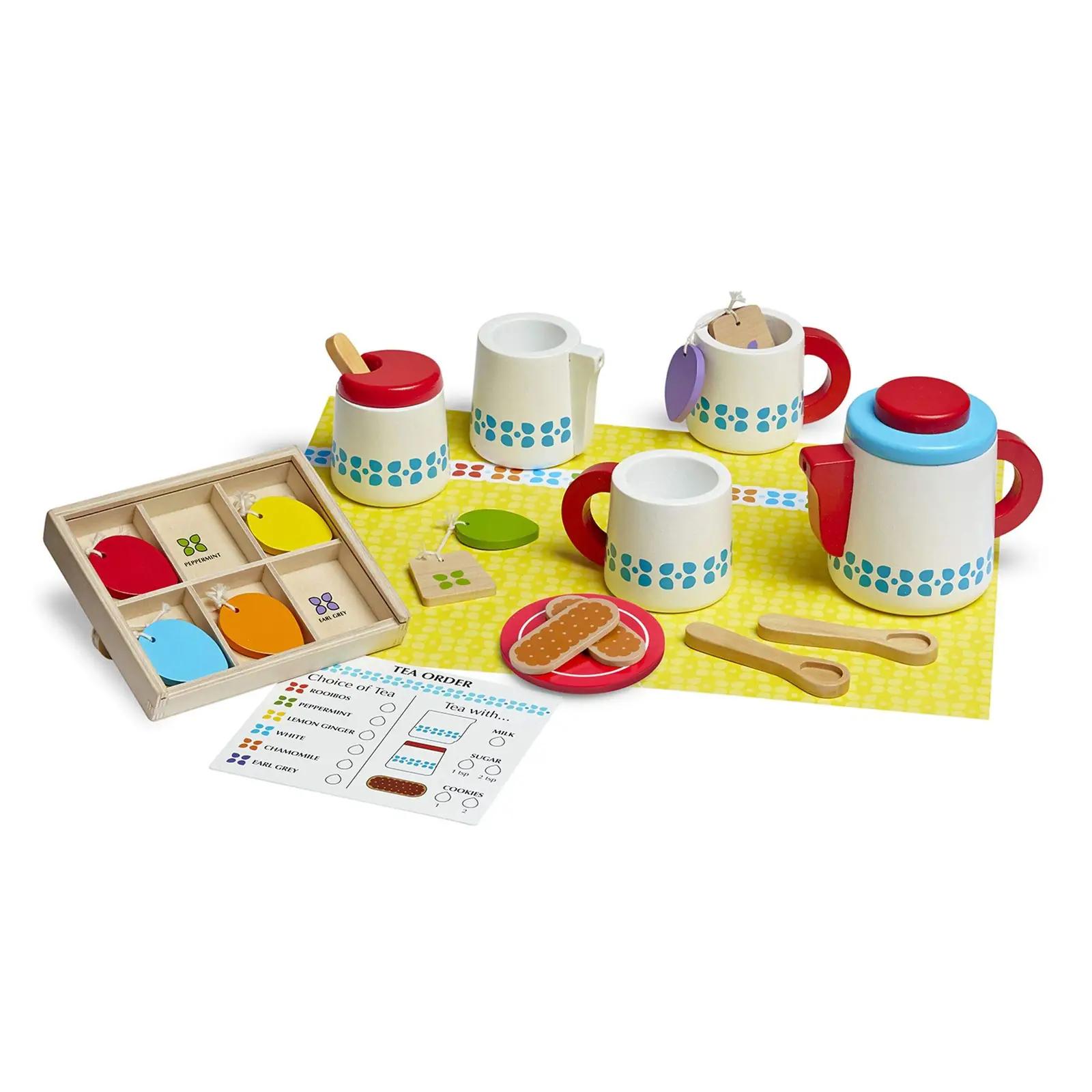 Melissa & Doug puidust teeserviis lastele – kingiideeks kvaliteet